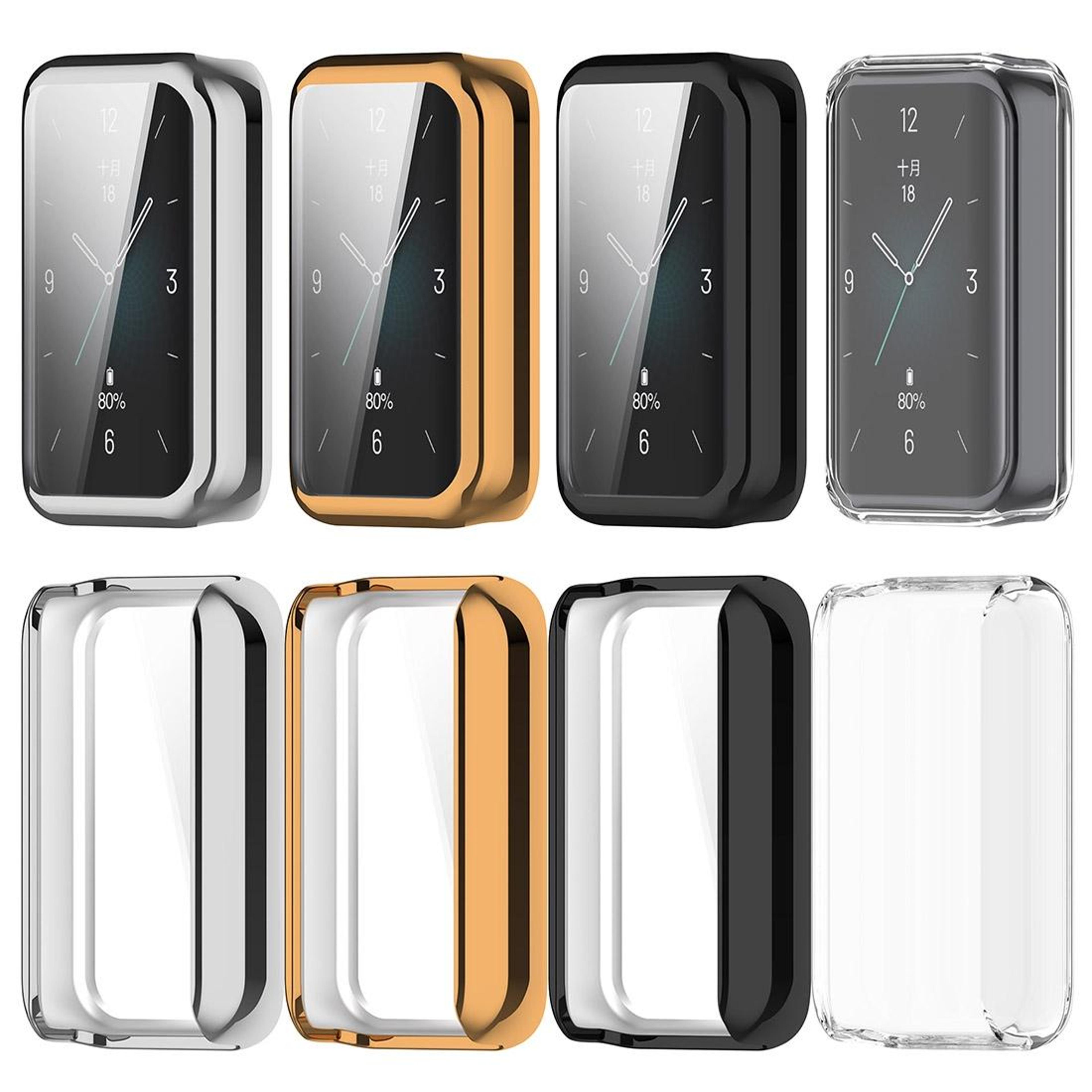 Honor Band 9 TPU Protective Case Full Coverage Electroplated Watch Cover 10
