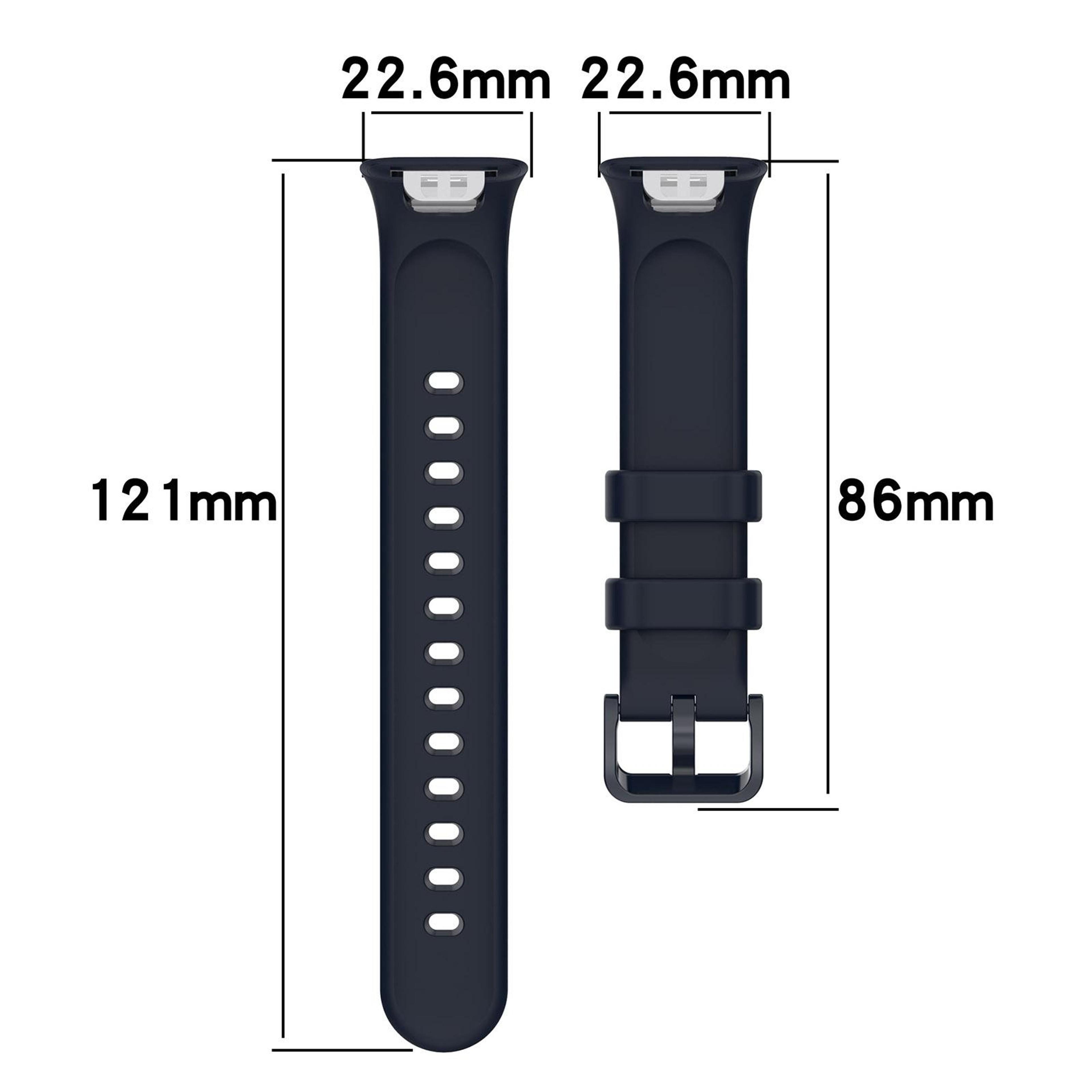 Xiaomi Mi Band 7 Pro Leather Watch Band Litchi Texture Adjustable Replacement Strap 9