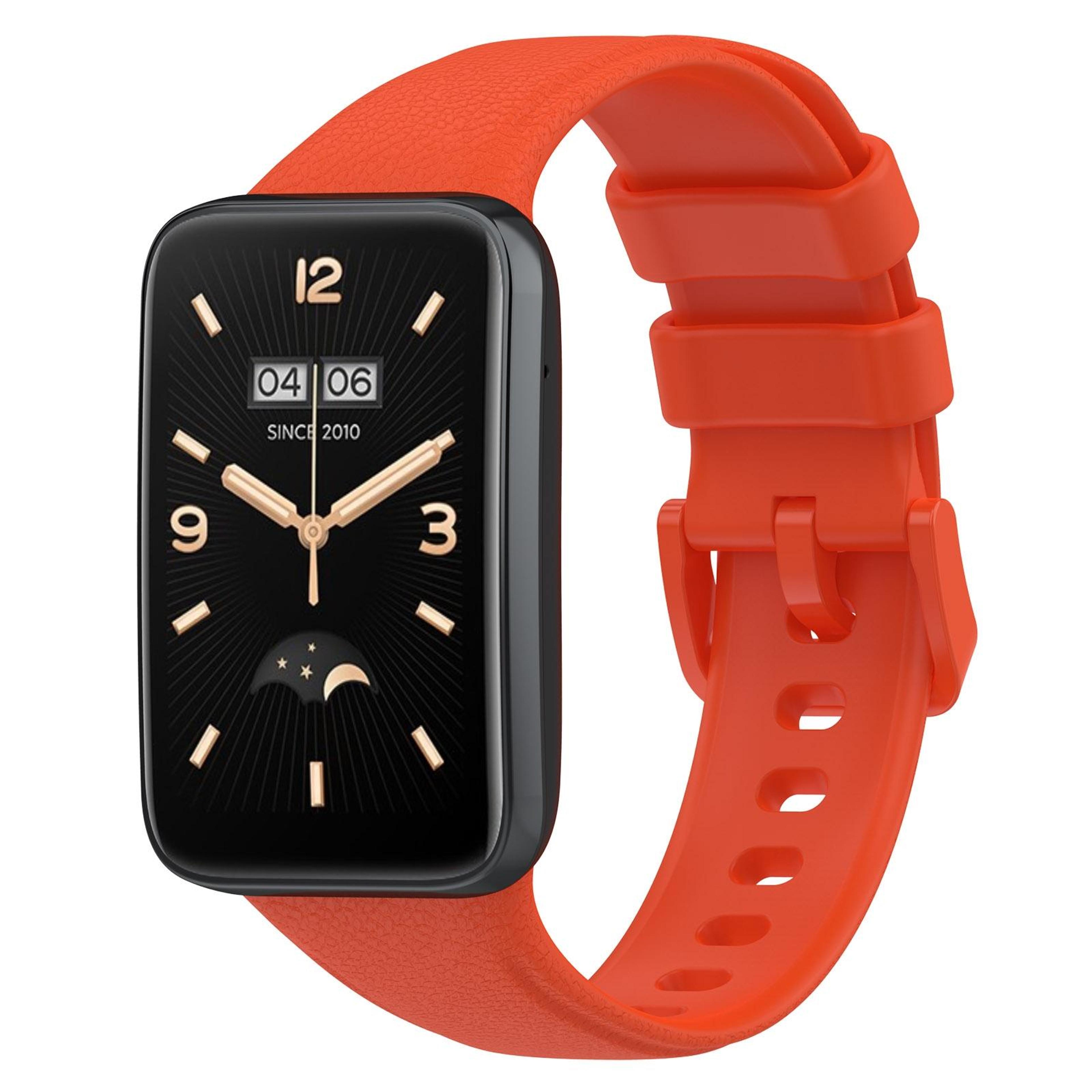 Xiaomi Mi Band 7 Pro Leather Watch Band Litchi Texture Adjustable Replacement Strap 13
