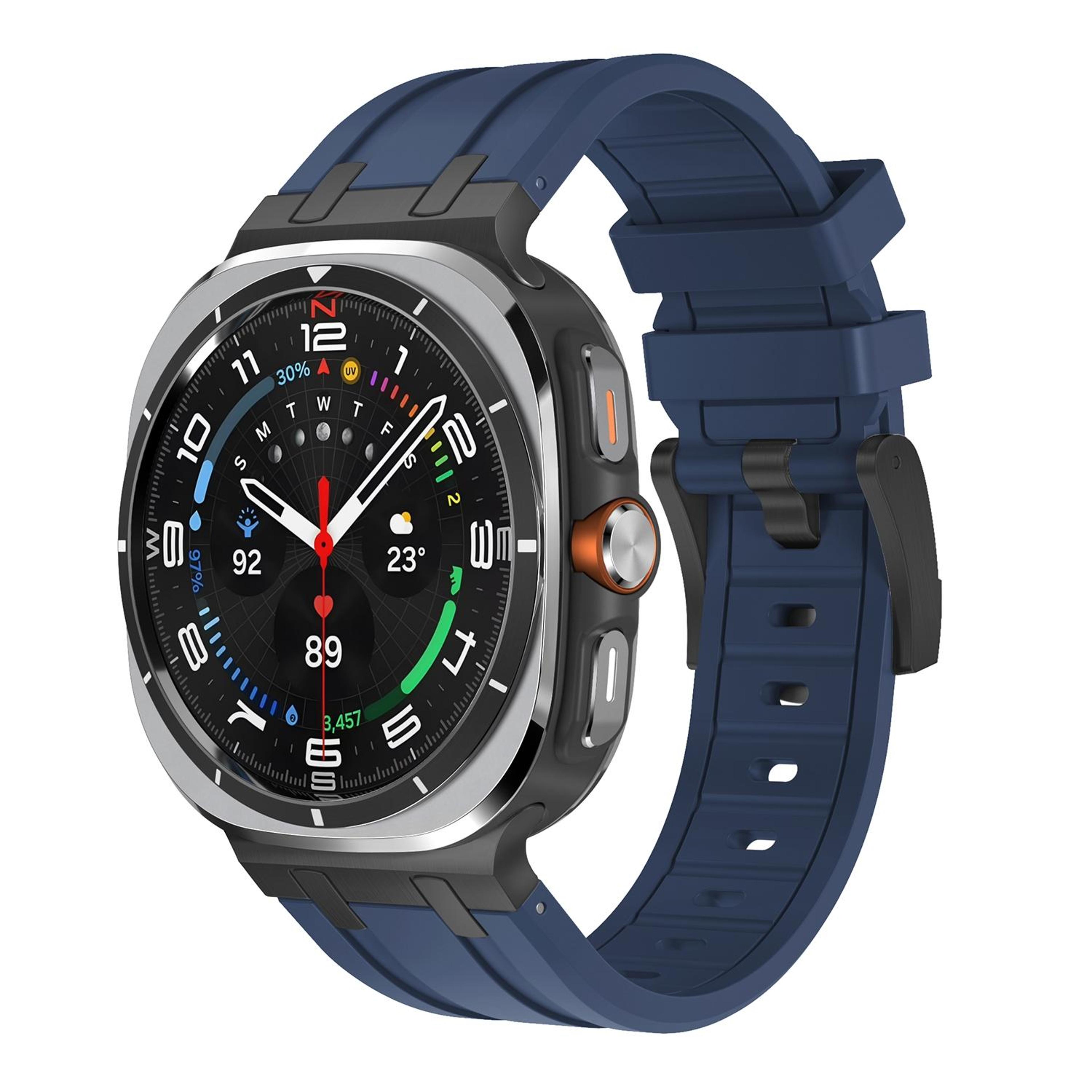 Samsung Galaxy Watch Ultra 47mm 2025 Liquid Silicone Watch Band Soft Adjustable Replacement Strap 11