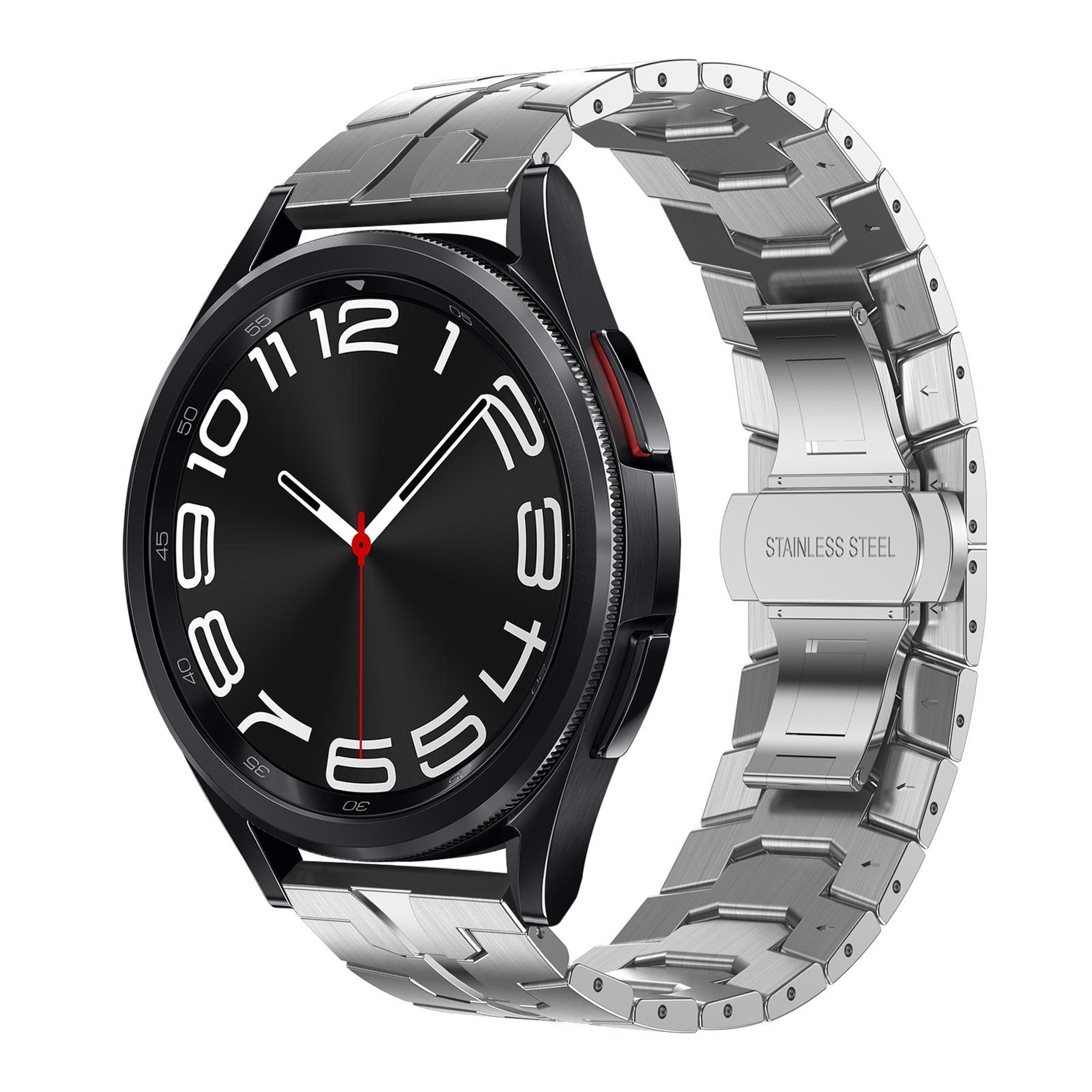 Samsung Galaxy Watch 6 Classic Stainless Steel Watch Band Premium Metal Watch Strap 8