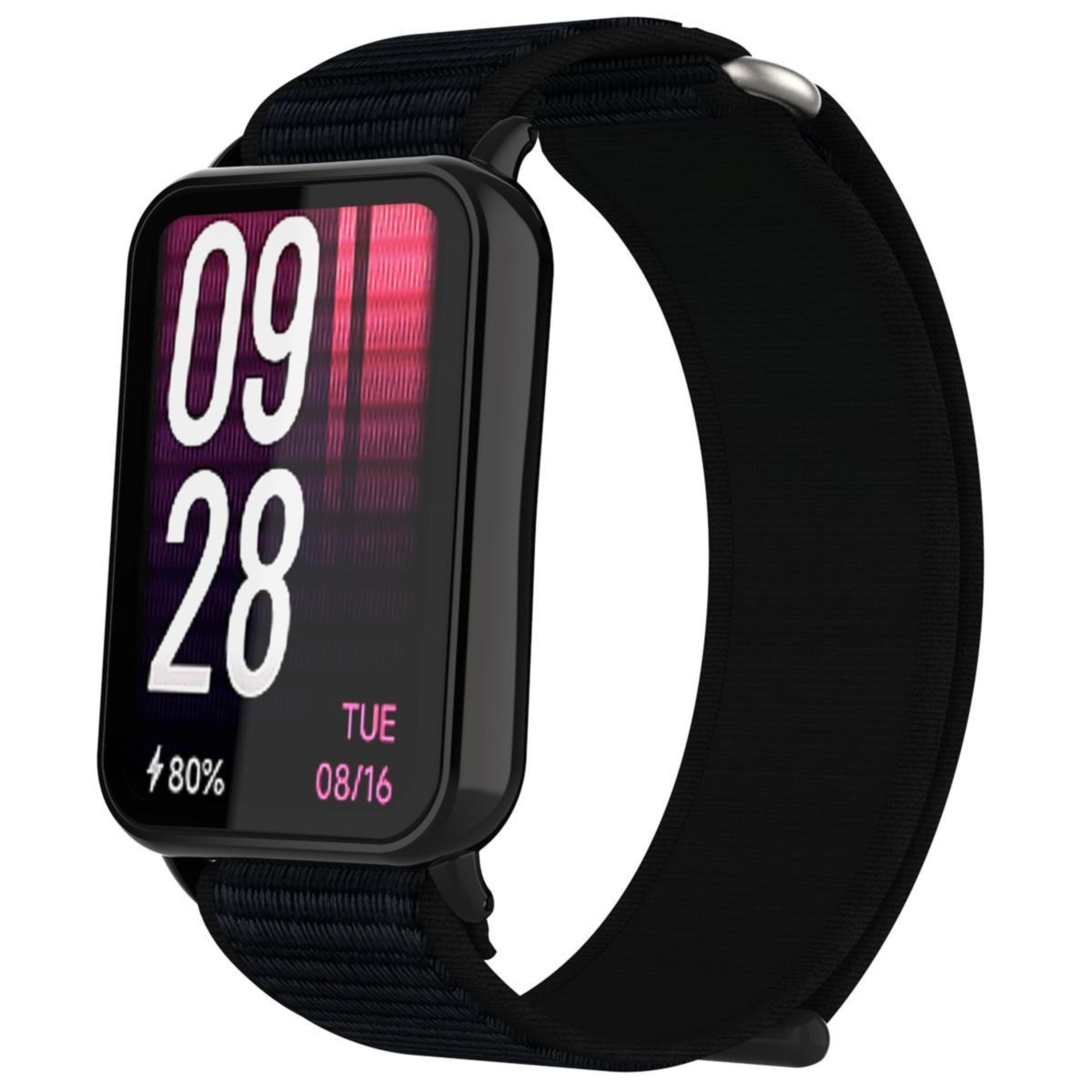Nylon Loop Watch Band For Xiaomi Band 10 Pro Redmi Watch 6 5 Adjustable Hook And Loop Strap 10