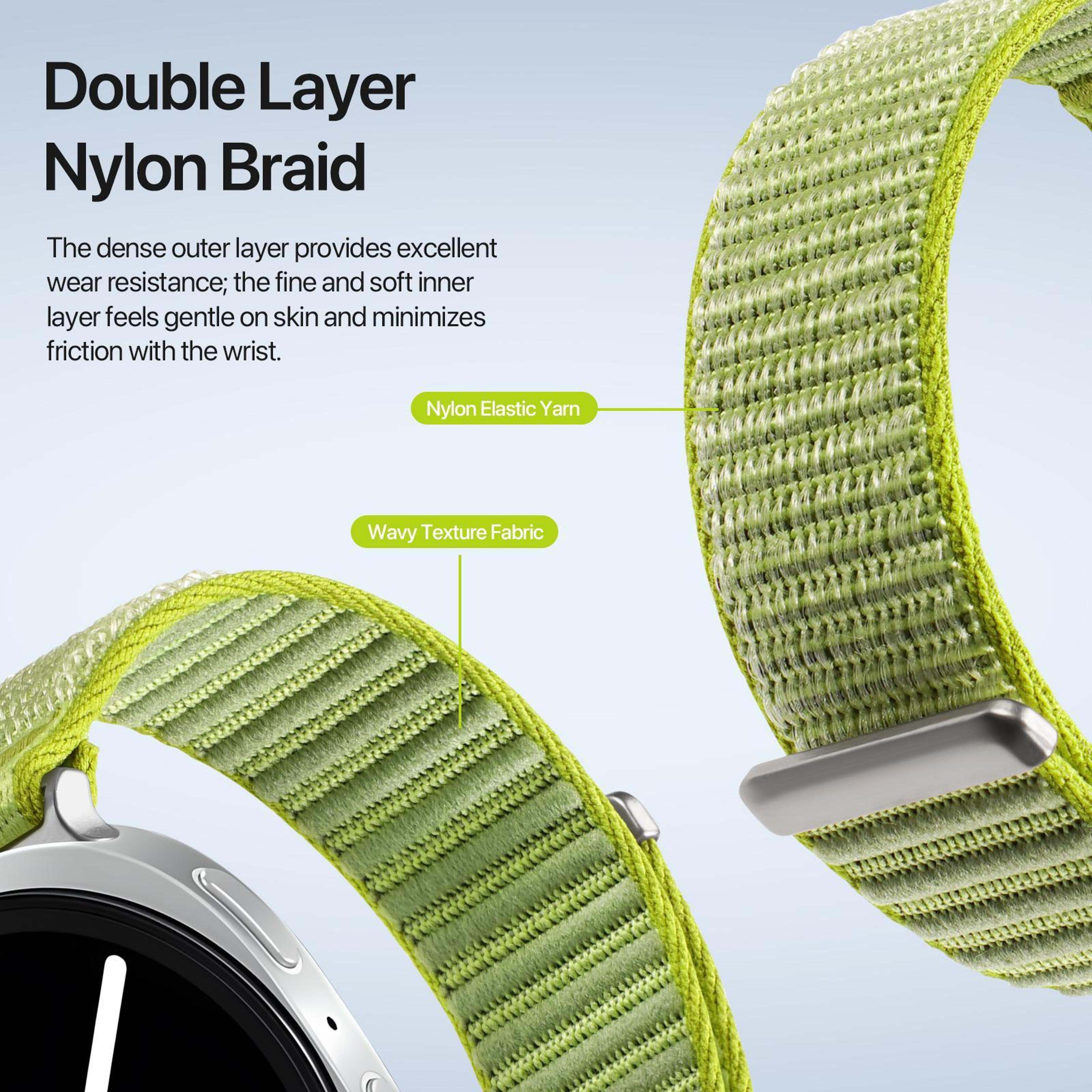 DUX DUCIS YE Series Samsung Galaxy Watch 8 Band Breathable Nylon Watch Strap For Watch8 Classic 3
