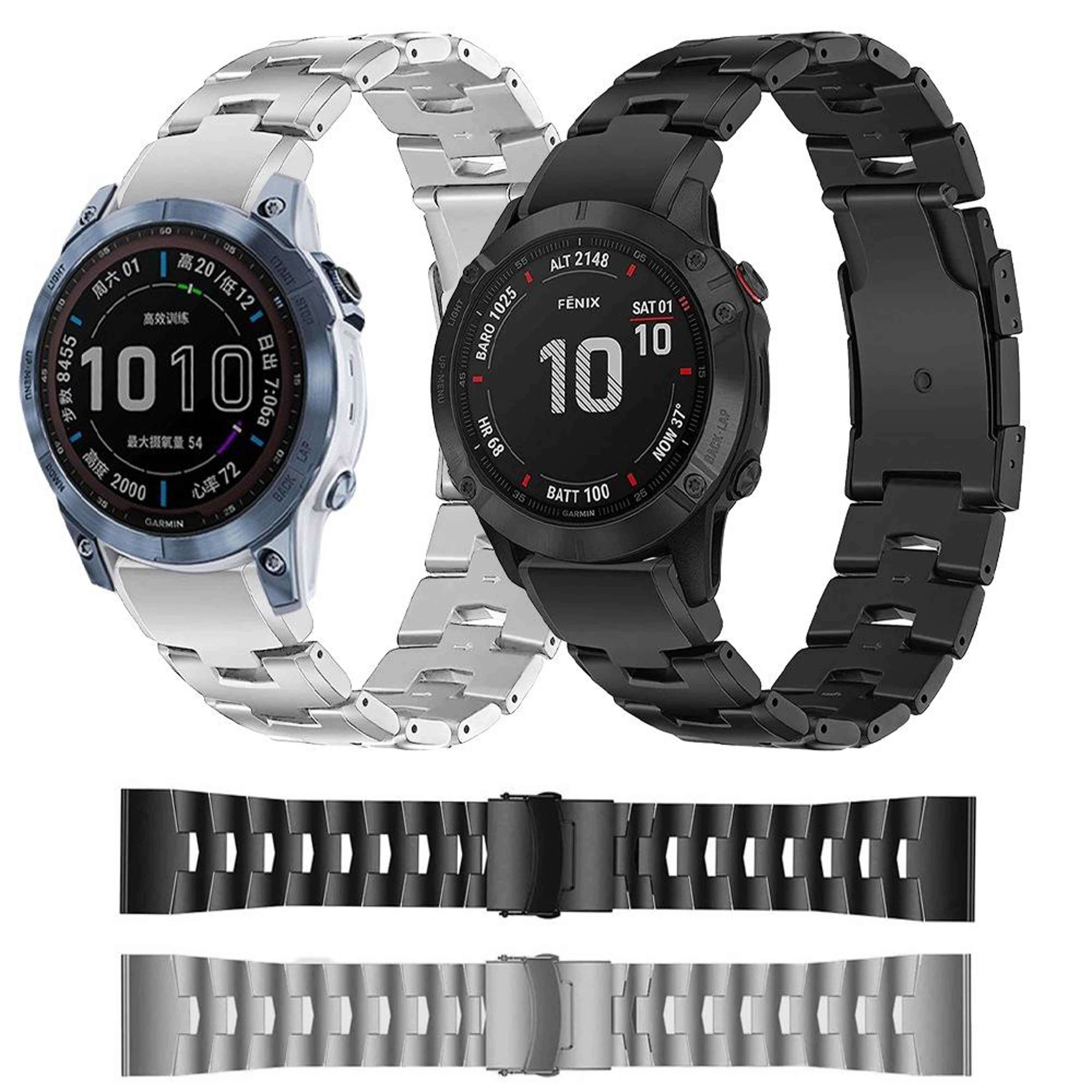 Amazfit Falcon Titanium Watch Band 22mm Premium Metal Watch Strap With Secure Buckle 3