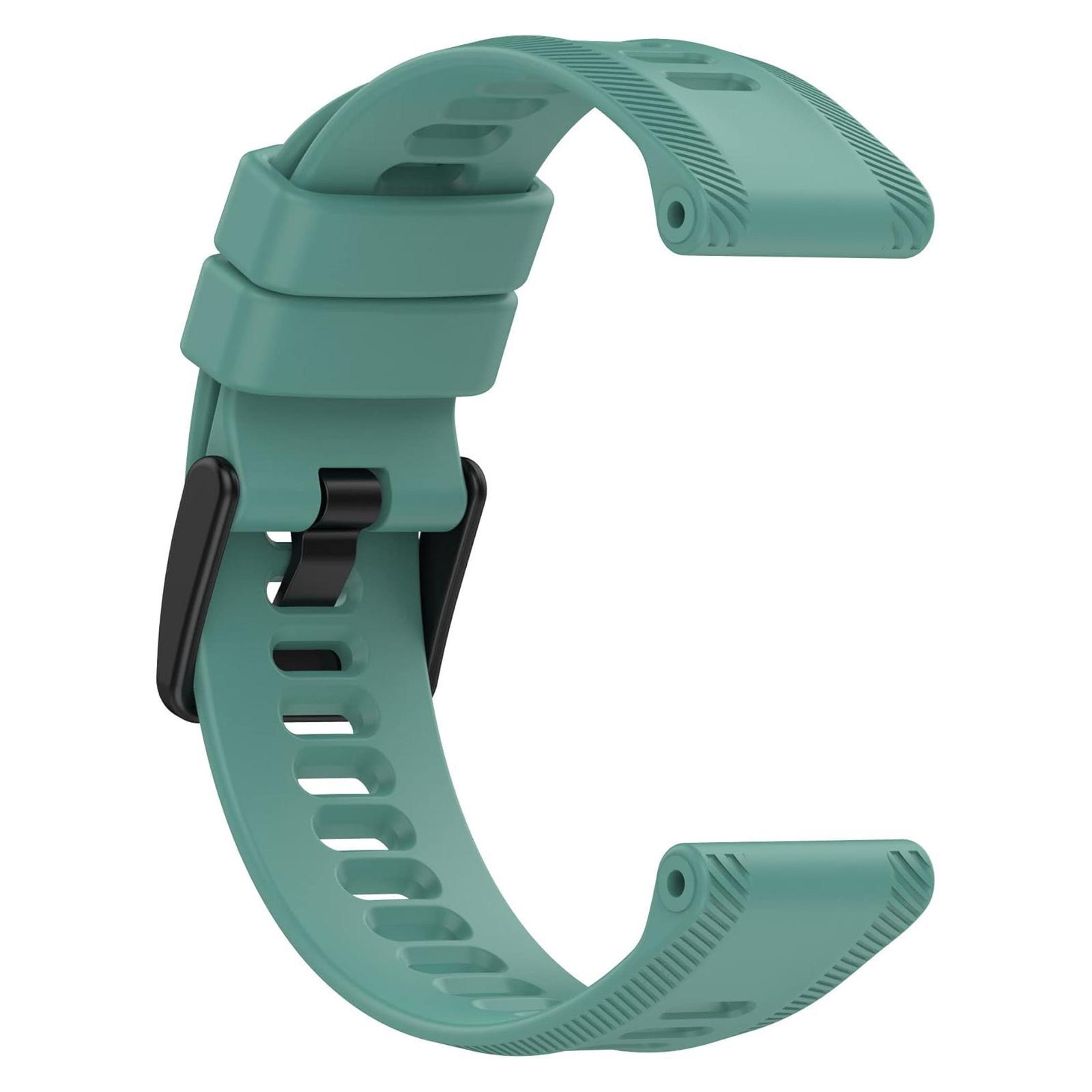 Garmin Forerunner 955 Silicone Watch Band Soft Adjustable Replacement Strap With Black Buckle 5
