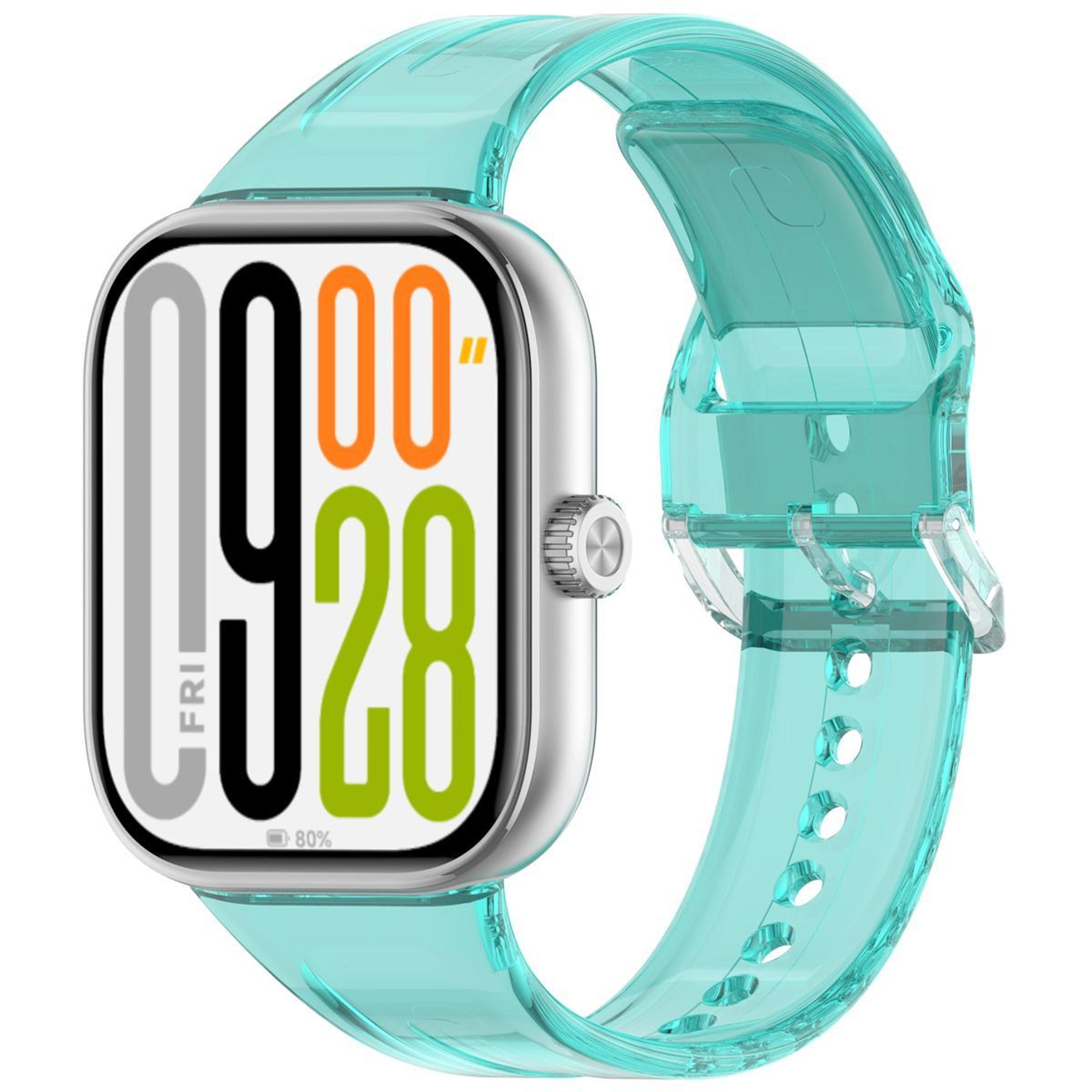Color Changing TPU Watch Band For Xiaomi Band 10 Pro Redmi Watch 6 5 4 Soft Replacement Strap 2