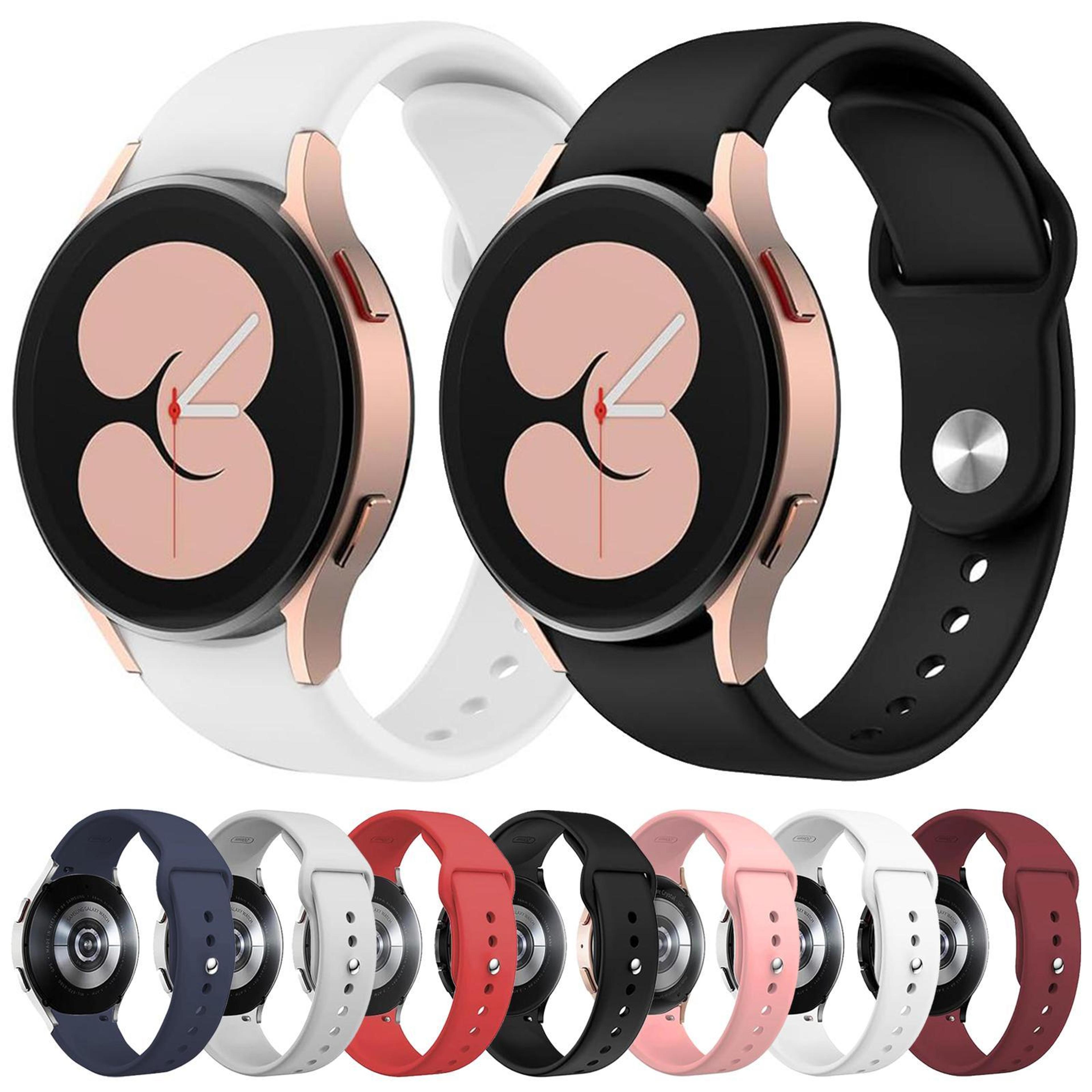 KALEBOL Samsung Galaxy Watch 7 6 5 4 Silicone Watch Band Reverse Buckle Adjustable Replacement Stra 4