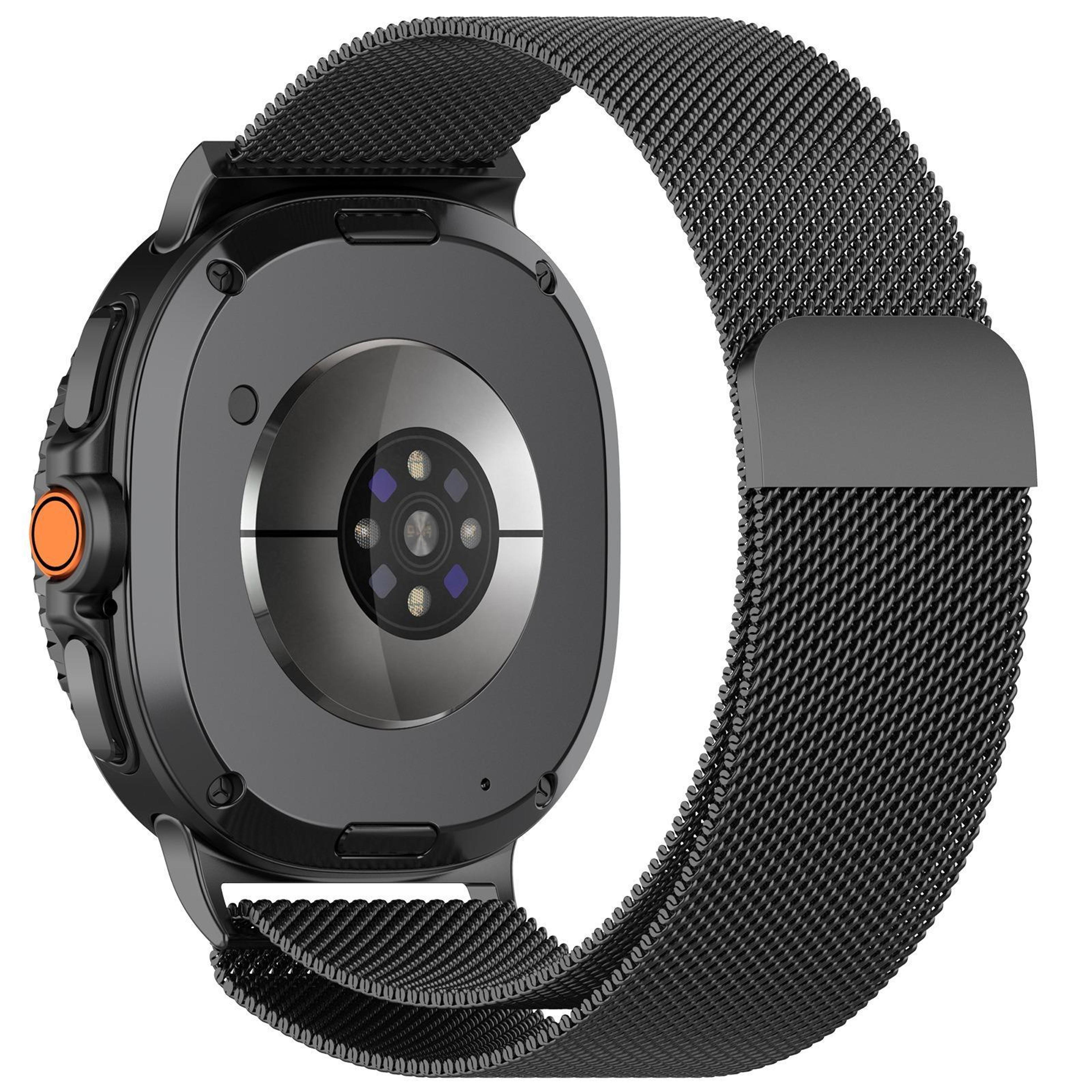 Samsung Galaxy Watch8 Classic Milanese Loop Band Magnetic Stainless Steel Watch Band 9