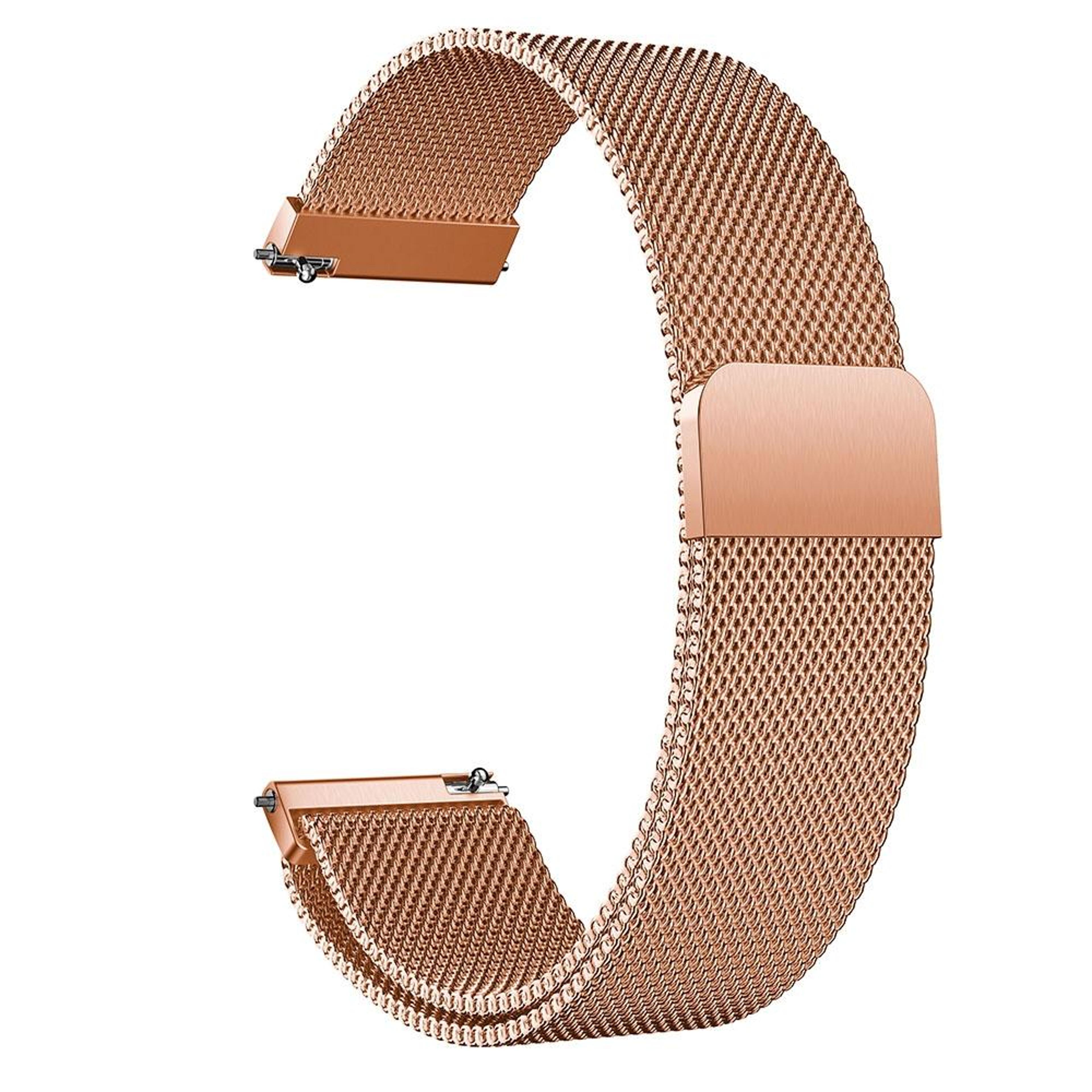 Milanis Magnetic Stainless Steel Watch Band 20mm Galaxy Watch Active Strap Mesh Replacement Band 4