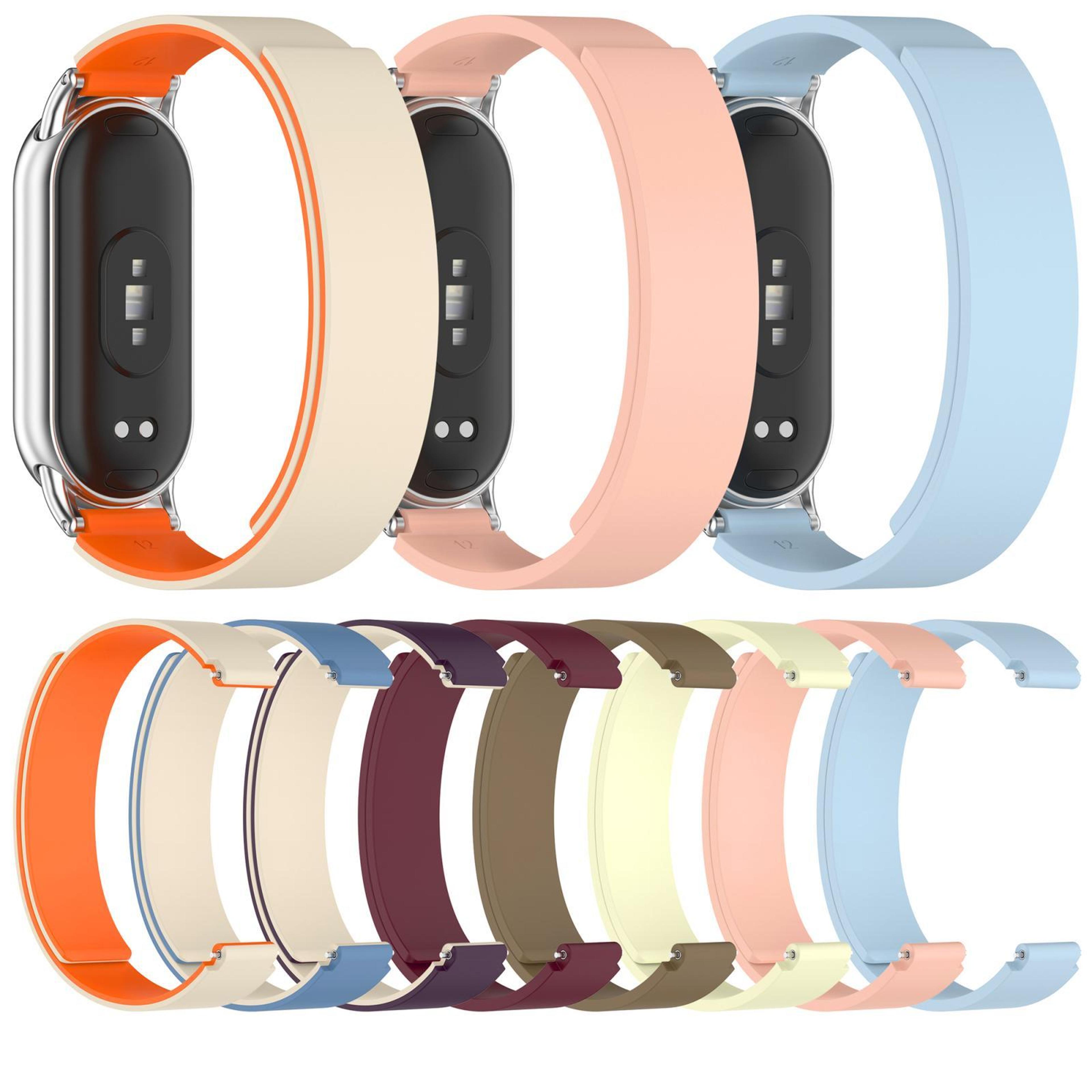 Xiaomi Smart Band 10 9 8 Magnetic Watch Band Soft Silicone Watch Band Replacement Strap 8
