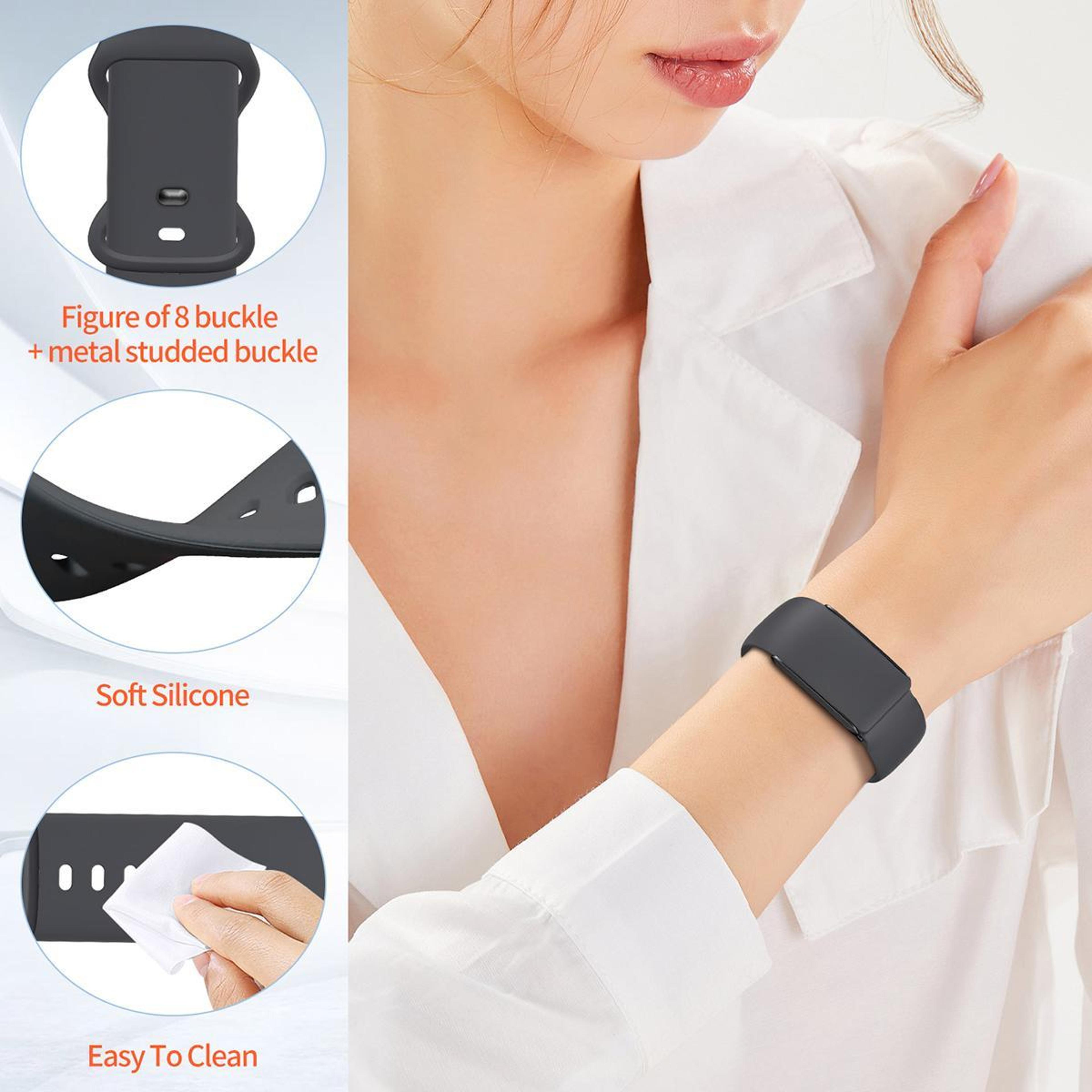 WHOOP 40 Silicone Watch Band With Butterfly Buckle Adjustable Replacement Strap 7