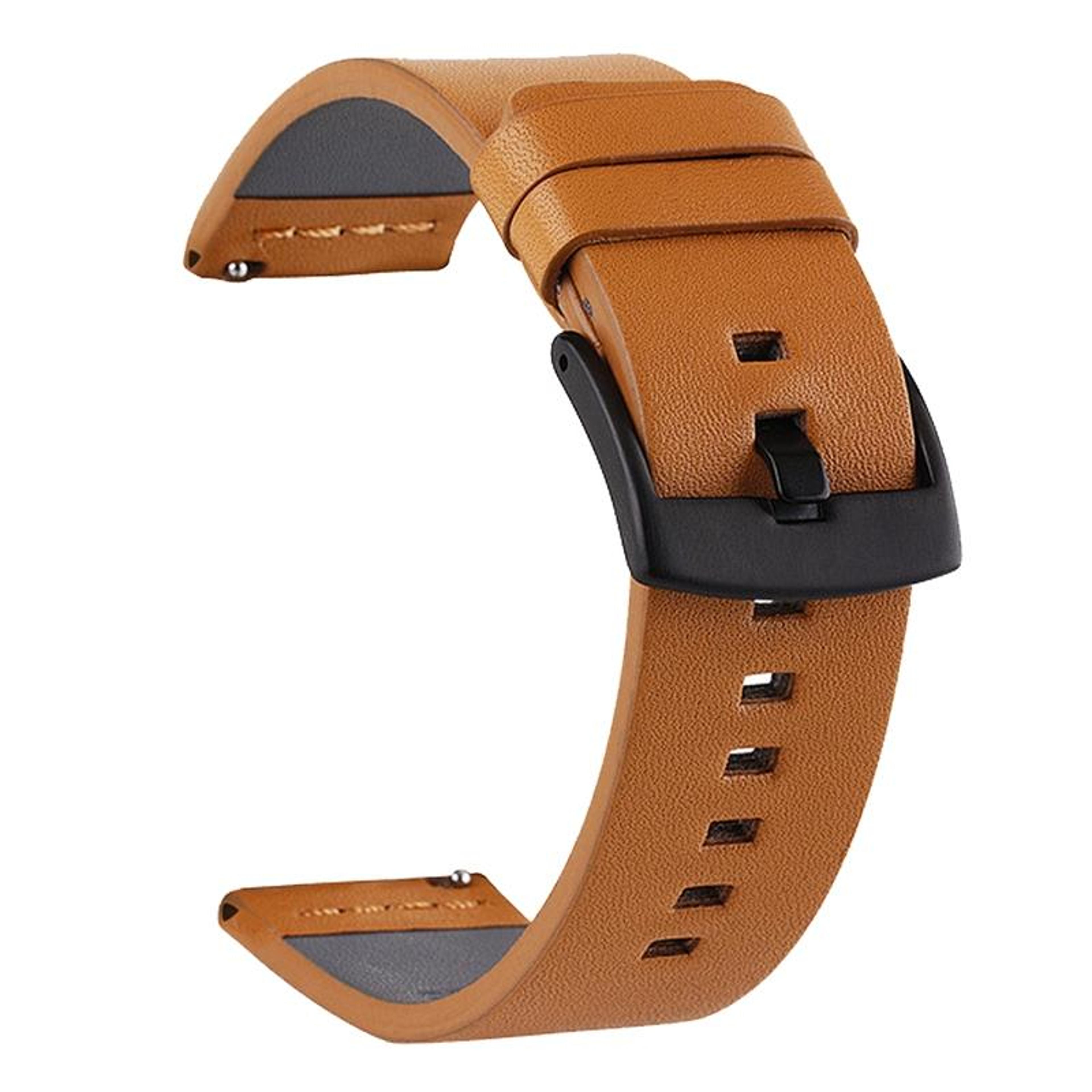 Suunto 9 Suunto 7 Genuine Leather Watch Band 24mm Replacement Strap With Steel Buckle 5