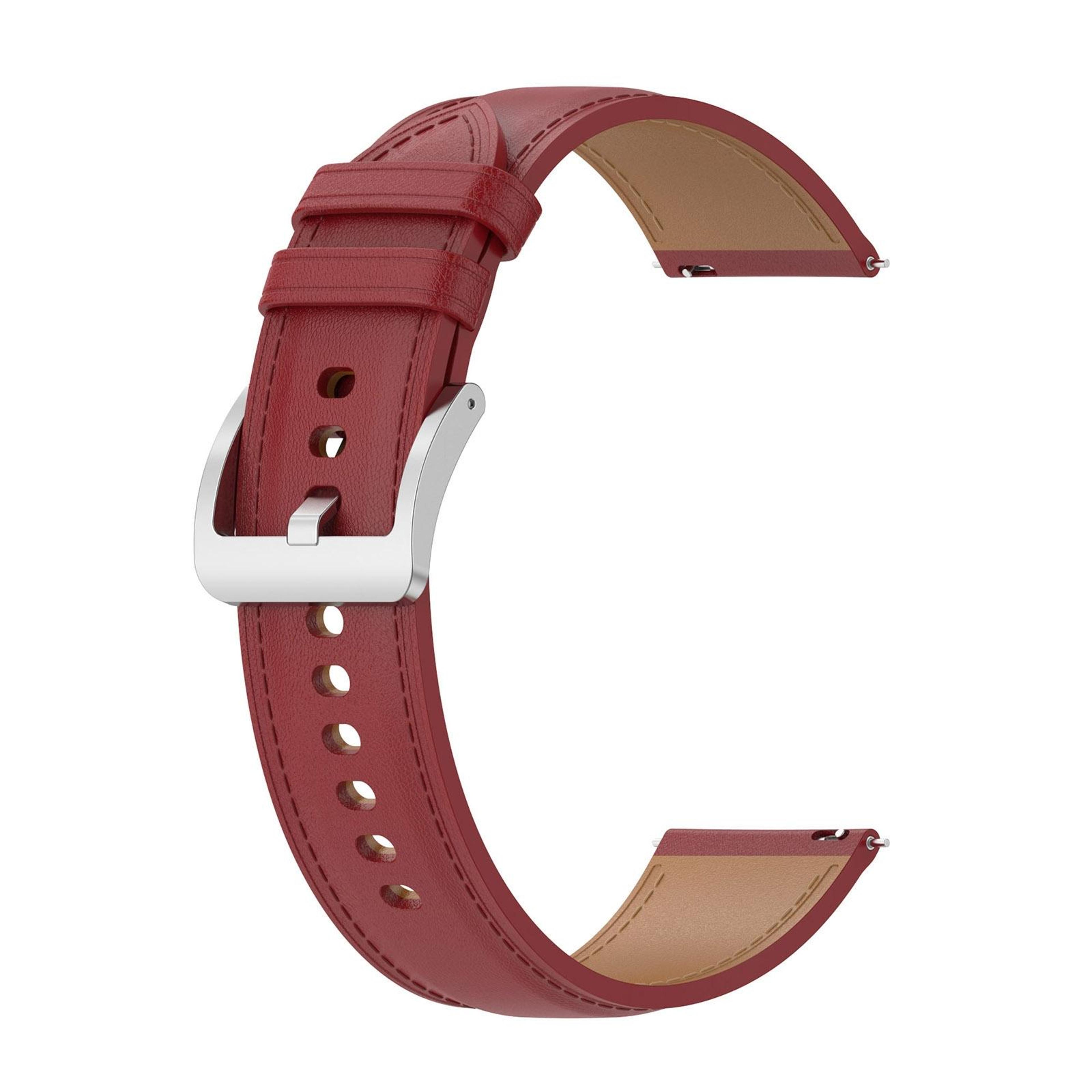 Garmin Venu 3 Genuine Leather Watch Band 22mm Quick Release Replacement Strap With Stainless Steel  4