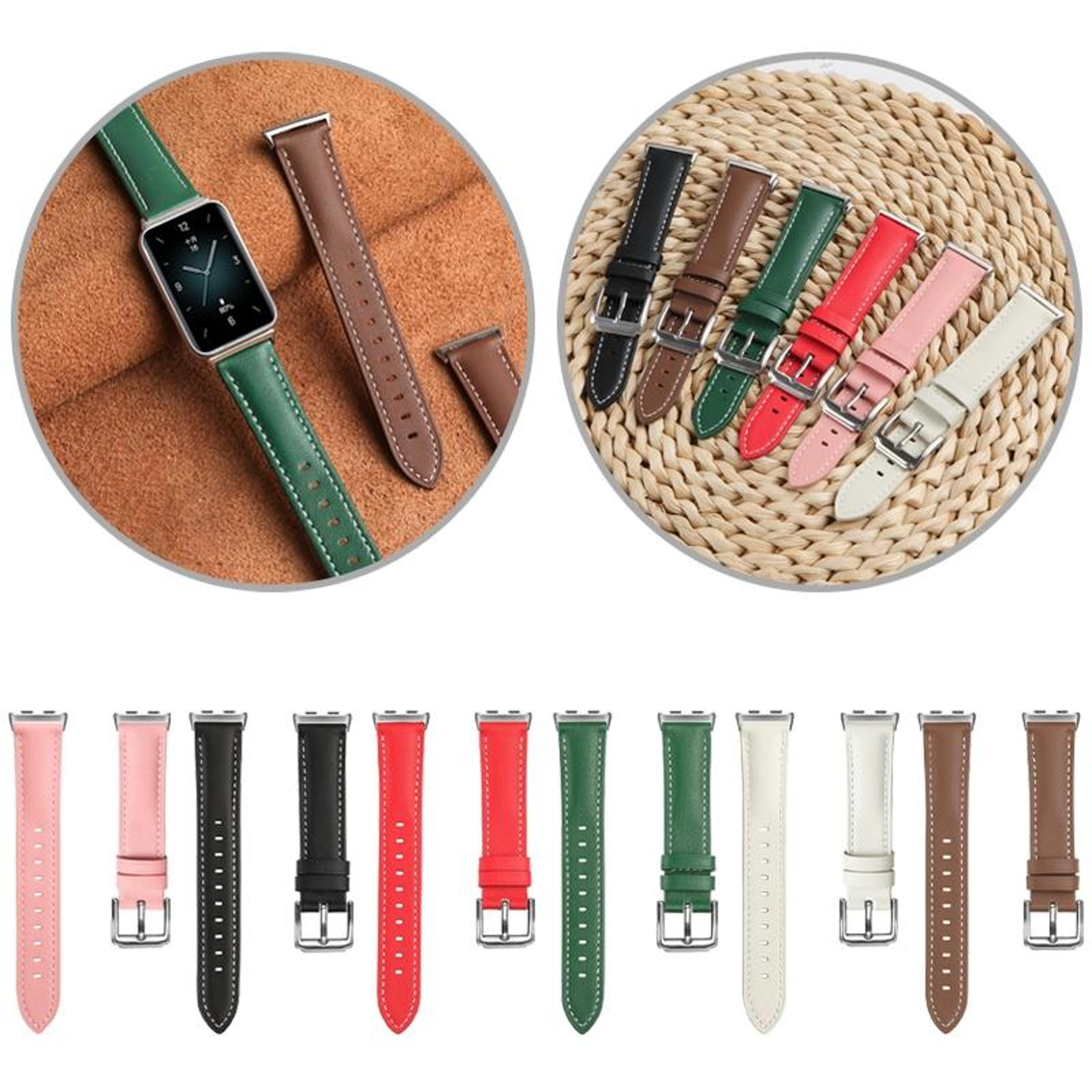 Honor Band 9 Genuine Leather Watch Band Adjustable Replacement Strap 3