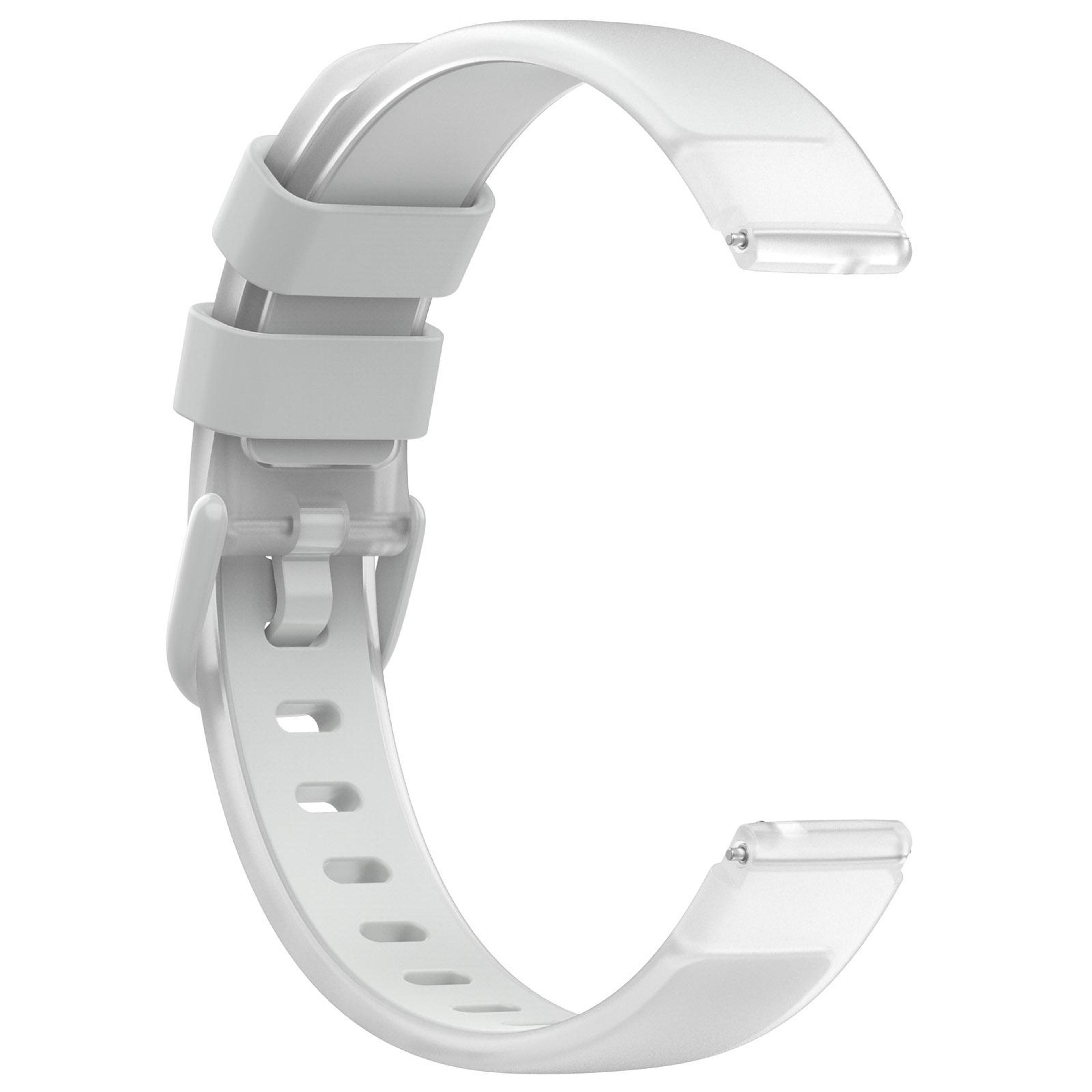 Universal Silicone Watch Band Two Color Transparent Replacement Watch Strap 6