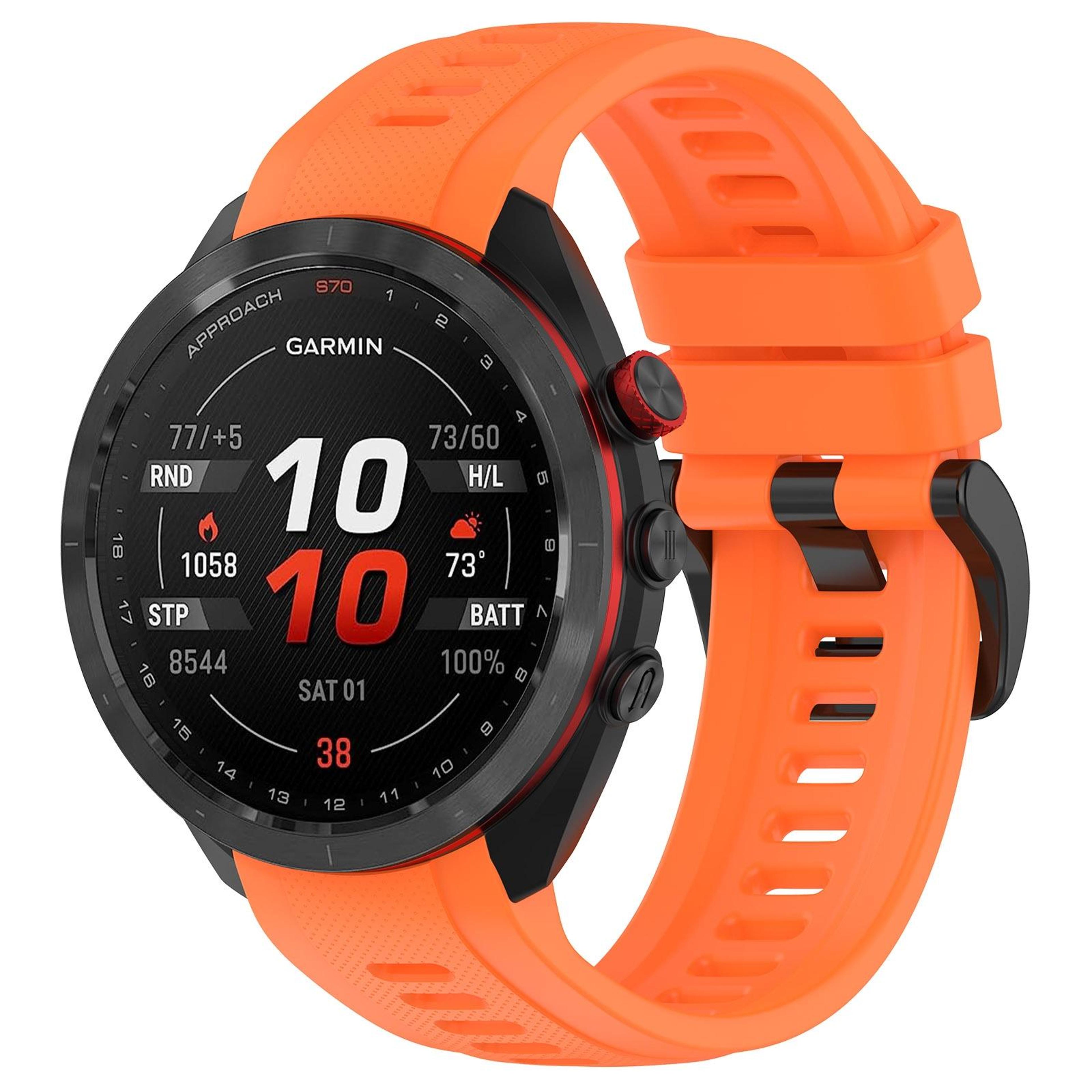 Garmin Approach S70 47mm Sports Silicone Watch Band Soft Waterproof 22mm Replacement Strap 11