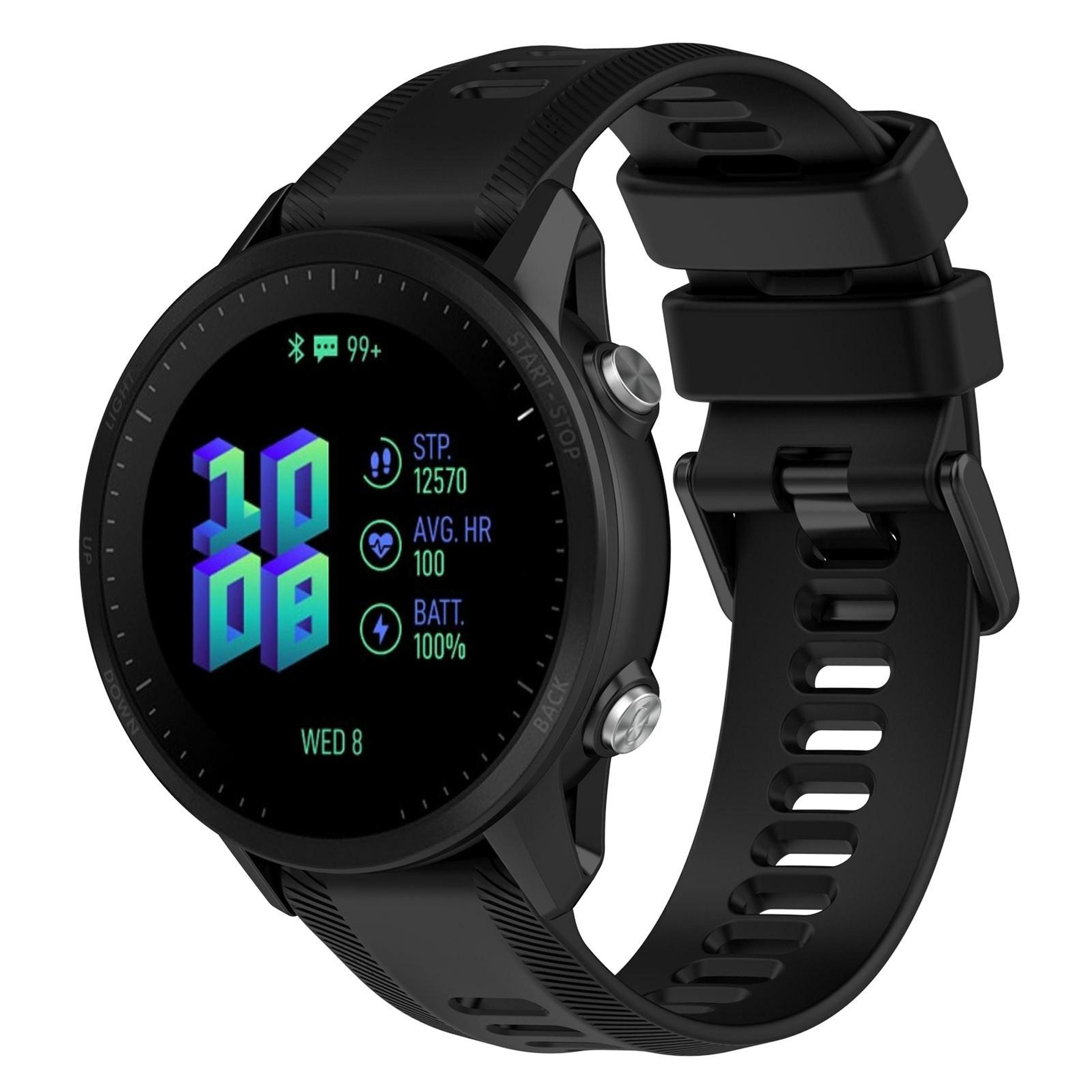 Garmin Forerunner 955 Silicone Watch Band 22mm Quick Release Sport Replacement Strap 3