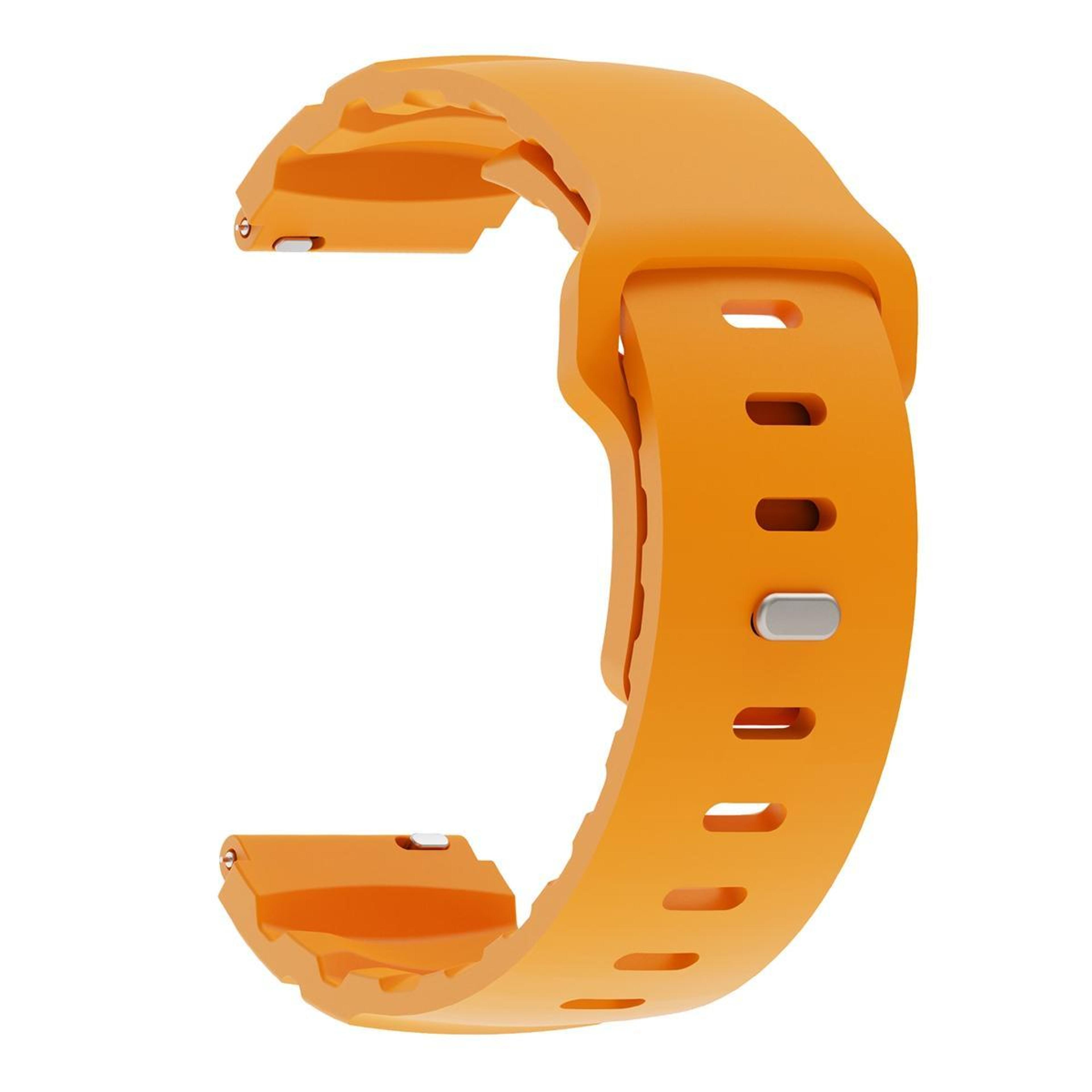 Fluororubber Watch Band With Reverse Buckle Adjustable Soft Sport Replacement Strap 1