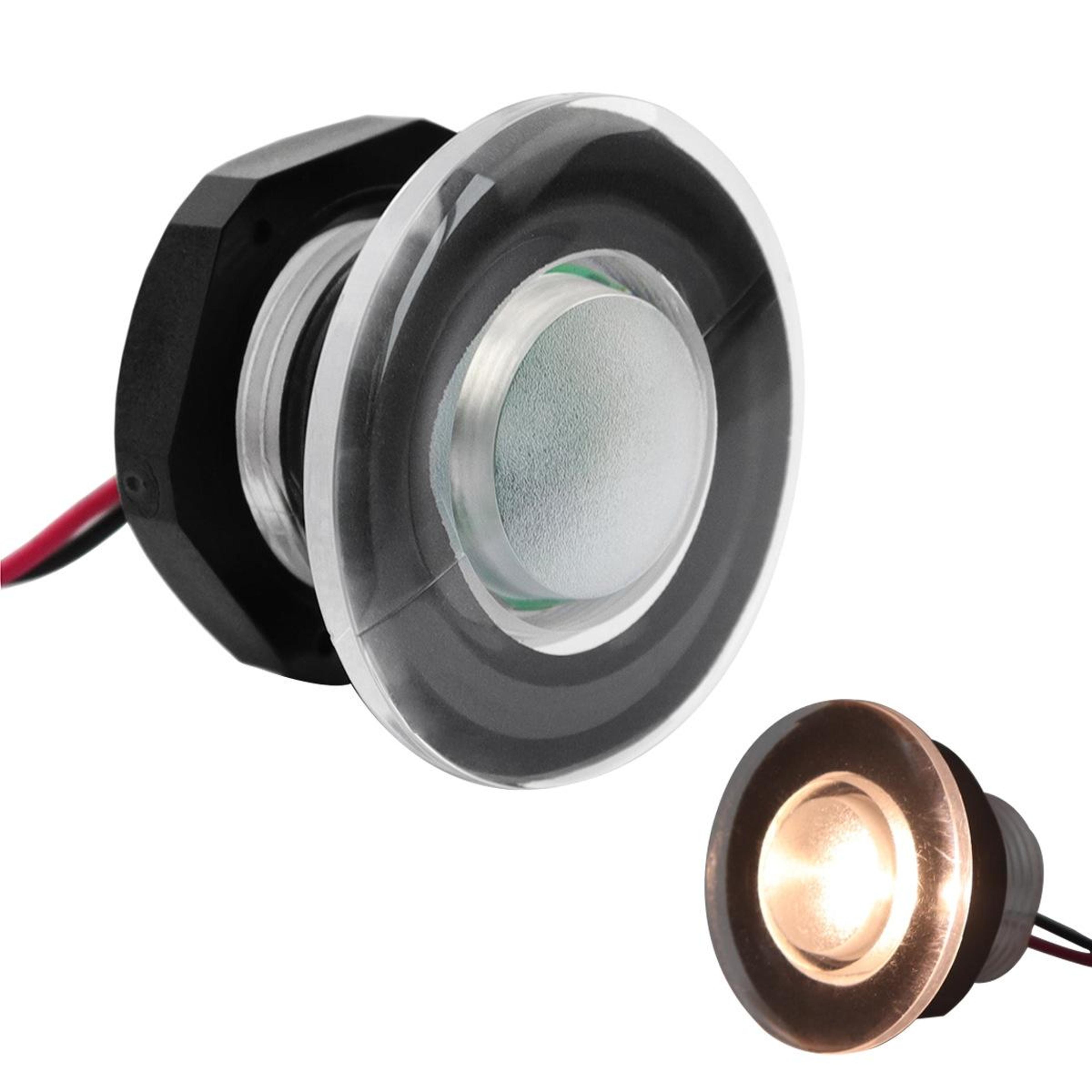 RV Yacht LED Walkway Light 12V Round Marine Courtesy Light For Boats Campers And Trailers 6