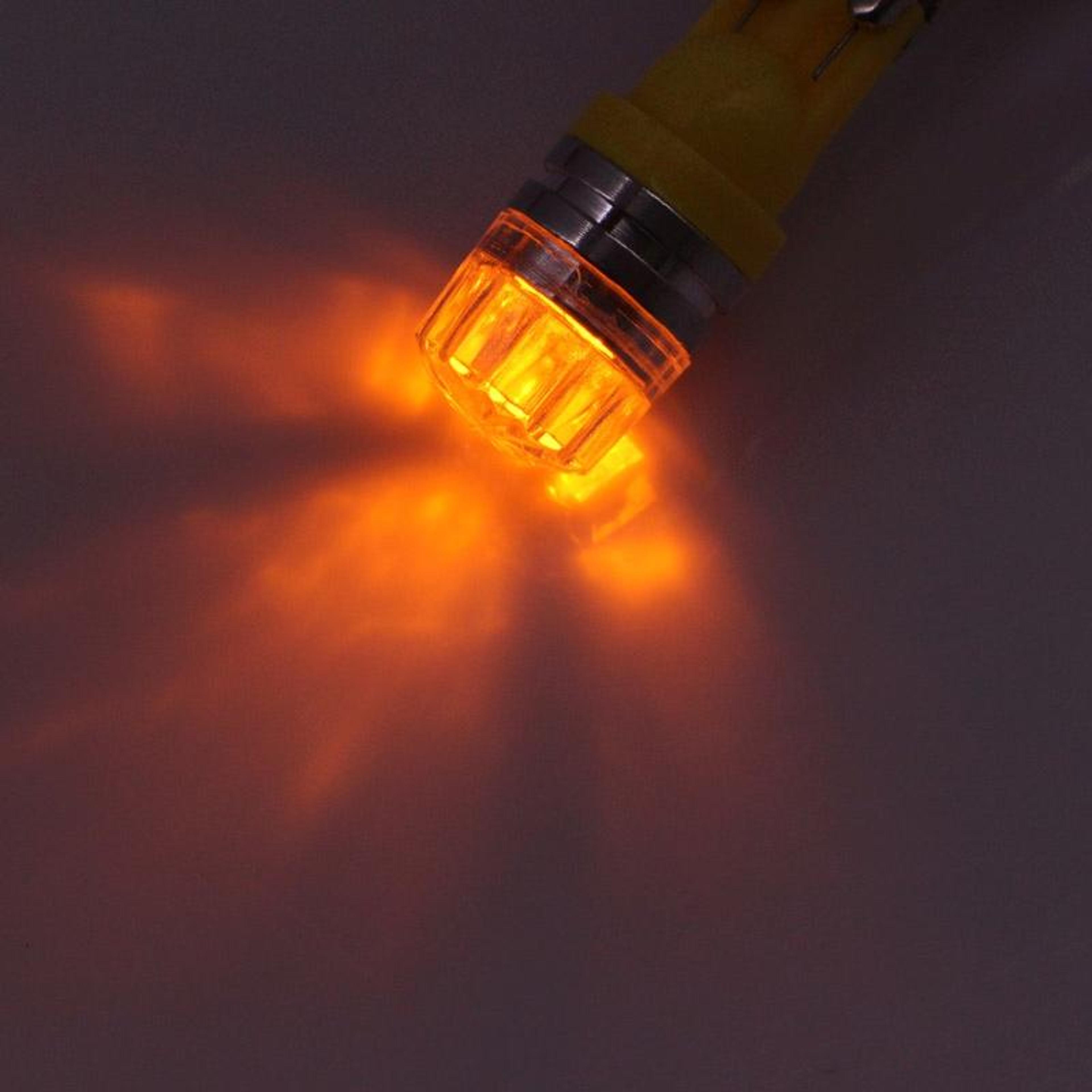 T10 LED Brake Light Bulbs Yellow COB Car LED Bulbs For Turn Signal Parking Tail Lights 11
