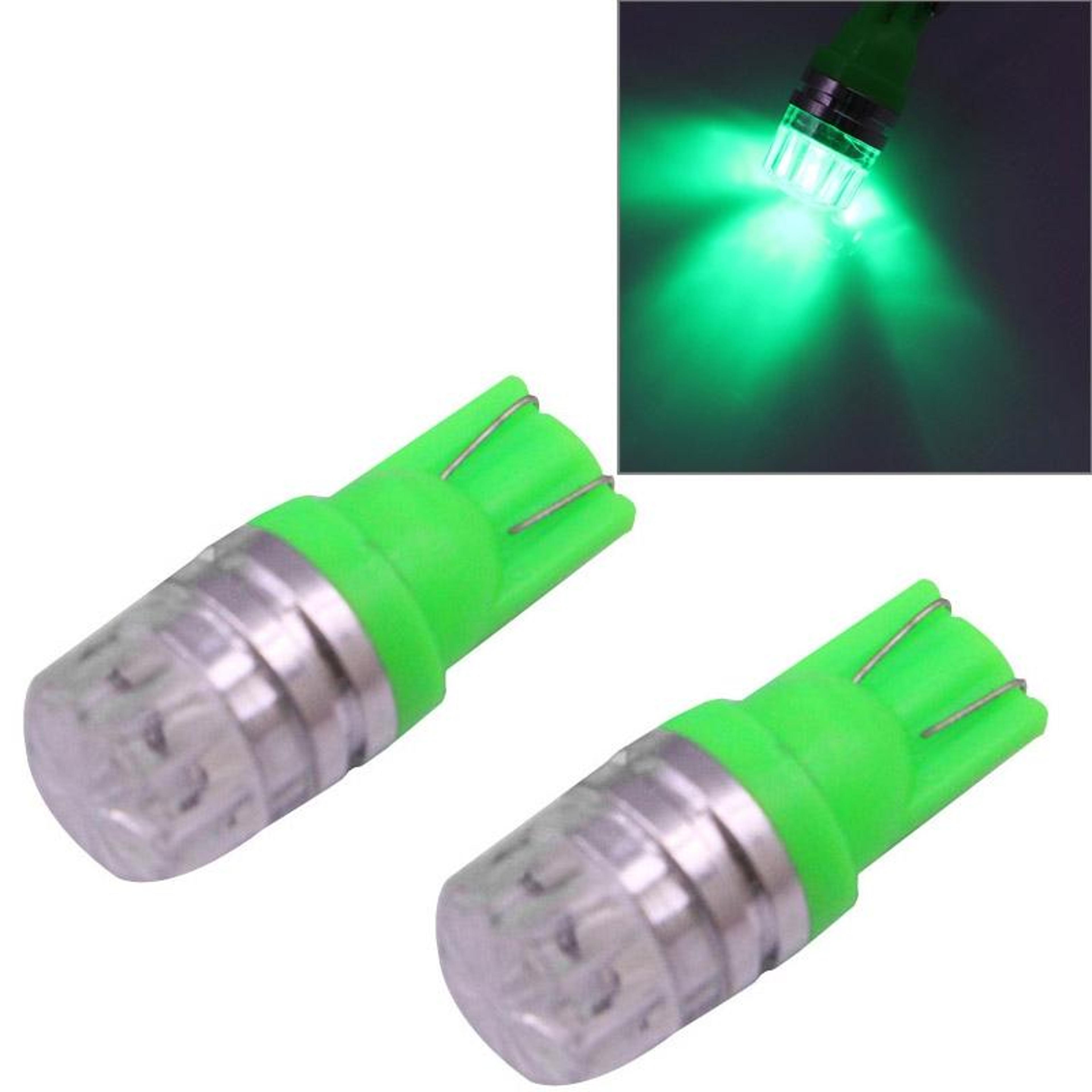 T10 LED Brake Light Bulbs Yellow COB Car LED Bulbs For Turn Signal Parking Tail Lights 4