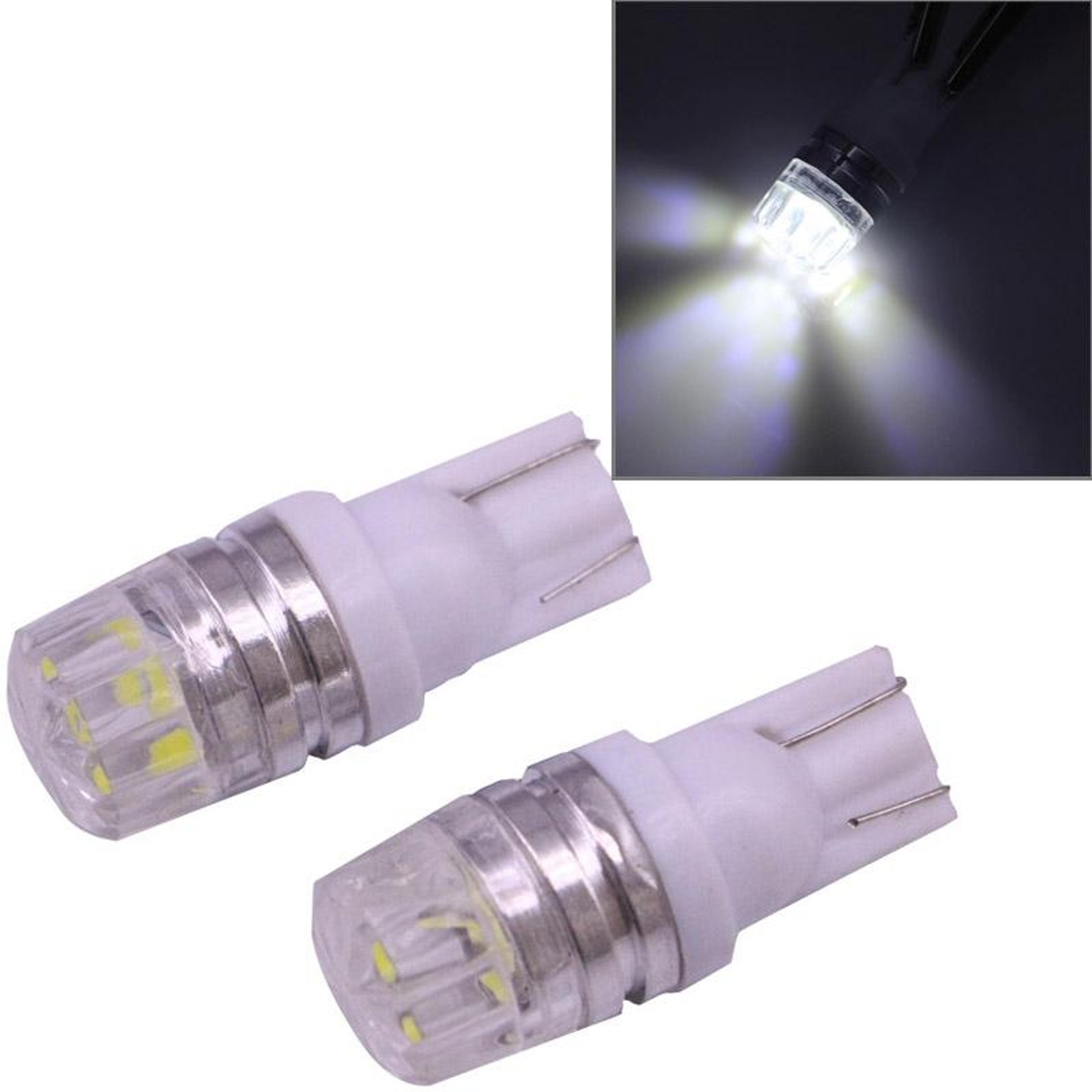 T10 LED Brake Light Bulbs Yellow COB Car LED Bulbs For Turn Signal Parking Tail Lights 10