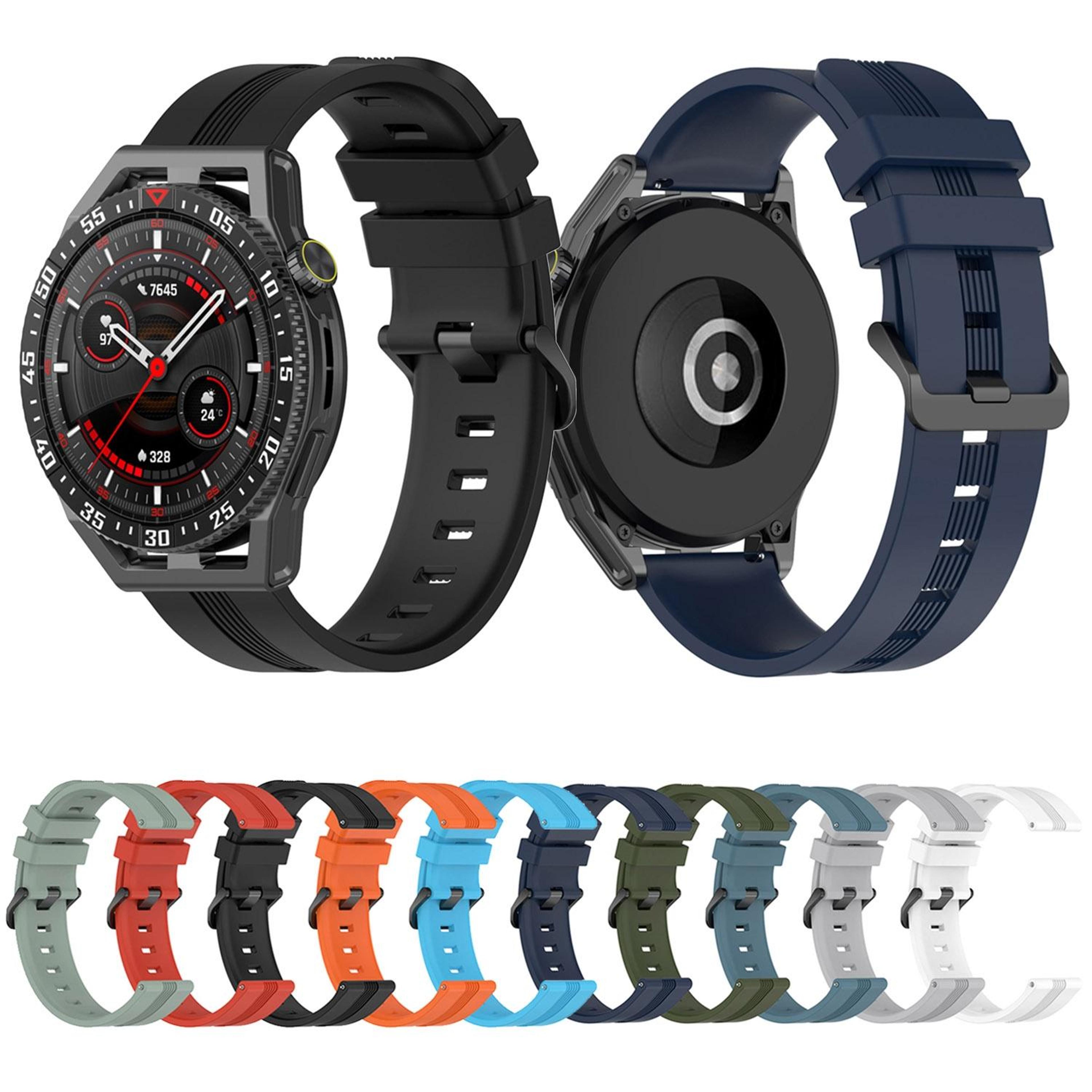 Coros Apex Apex Pro TicWatch Pro 3 22mm Silicone Watch Band Soft Adjustable Replacement Strap 2