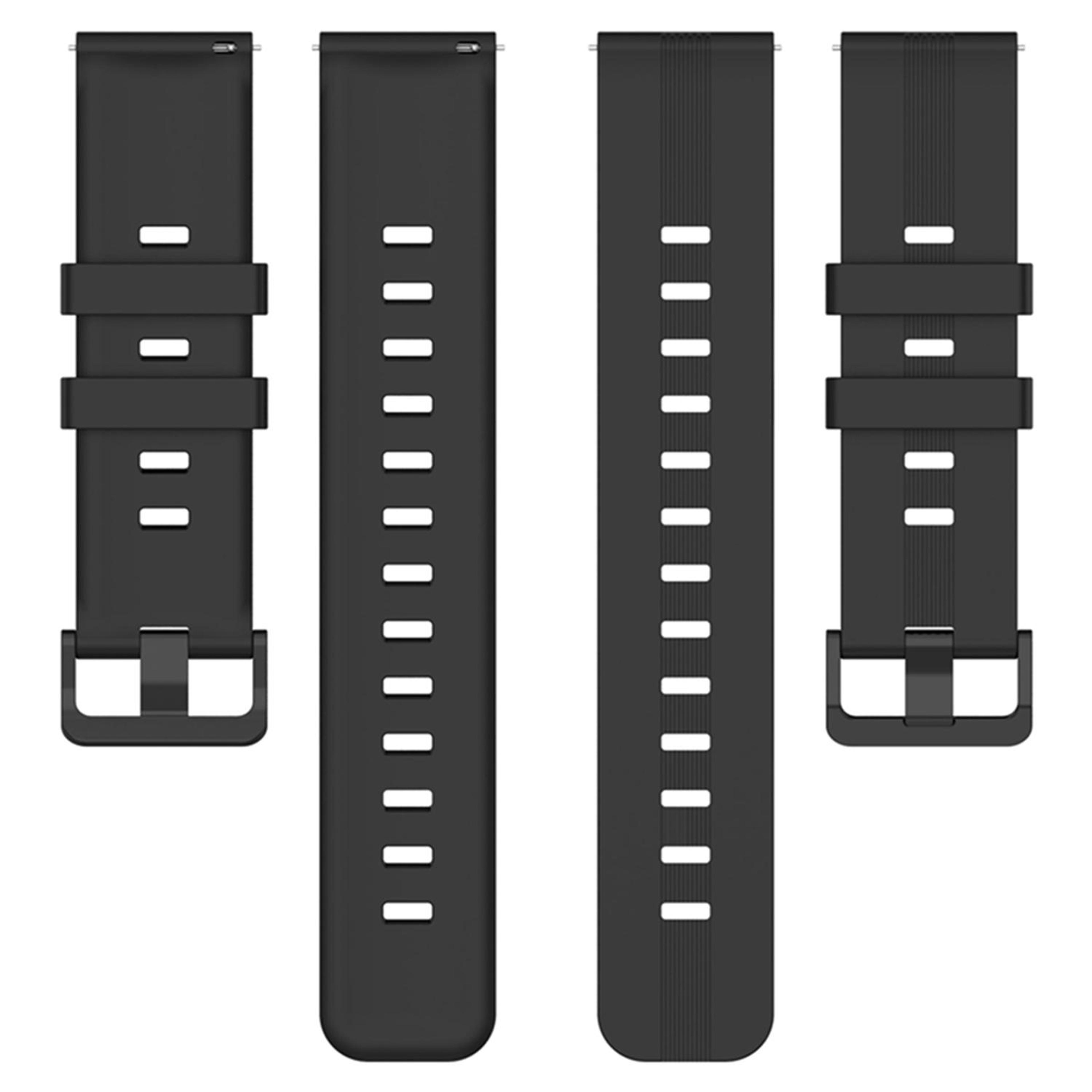 Coros Apex Apex Pro TicWatch Pro 3 22mm Silicone Watch Band Soft Adjustable Replacement Strap 6