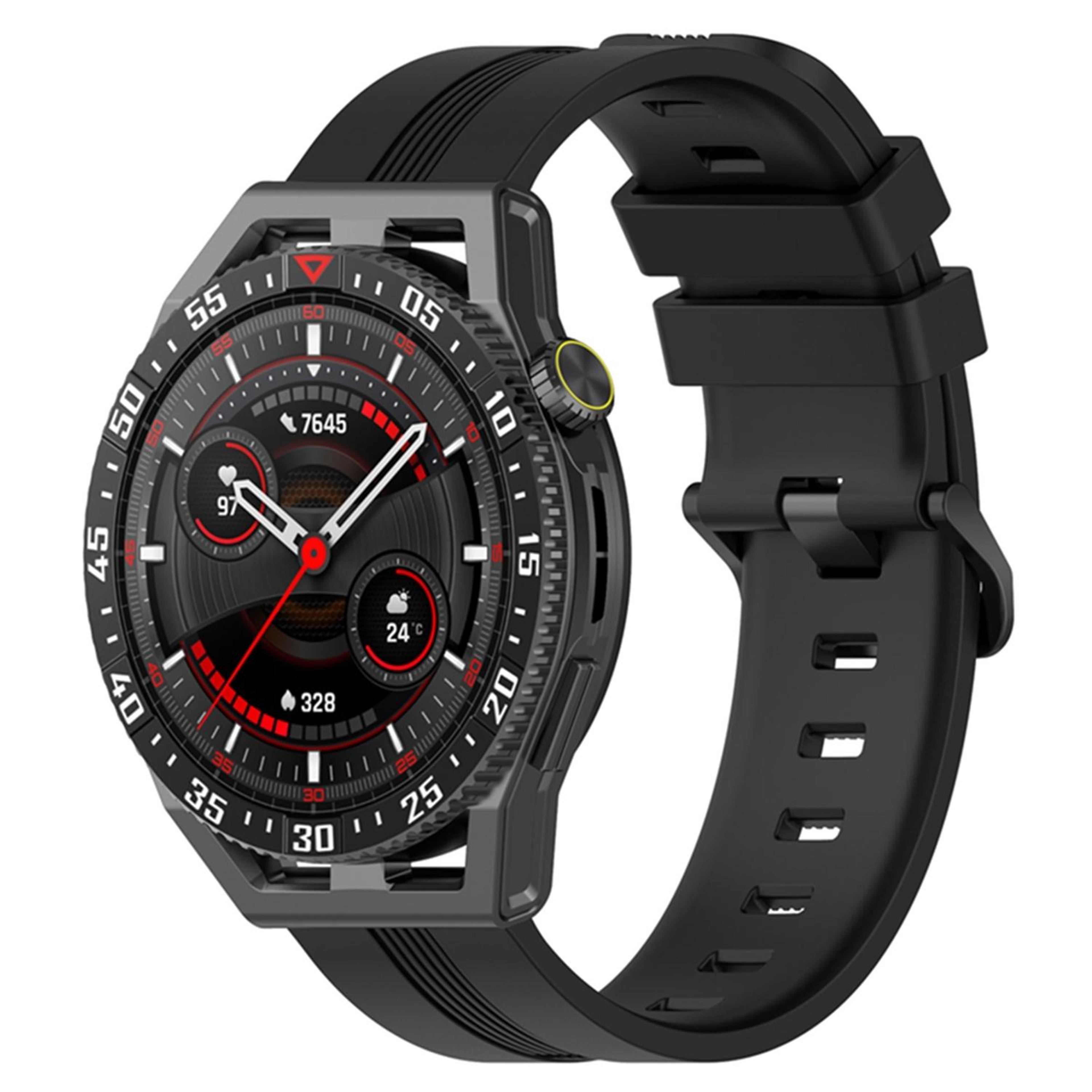 Coros Apex Apex Pro TicWatch Pro 3 22mm Silicone Watch Band Soft Adjustable Replacement Strap 11