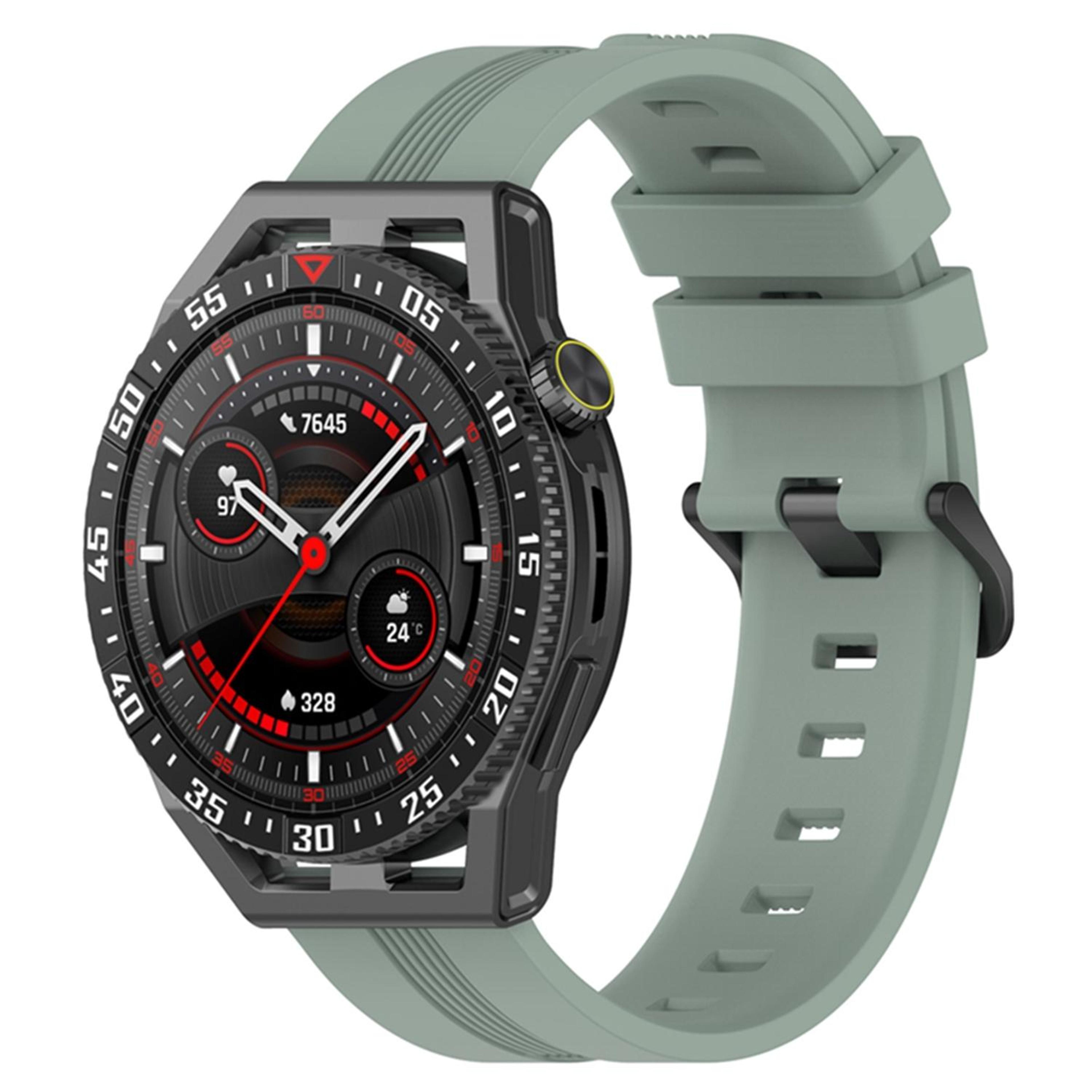 Coros Apex Apex Pro TicWatch Pro 3 22mm Silicone Watch Band Soft Adjustable Replacement Strap 12