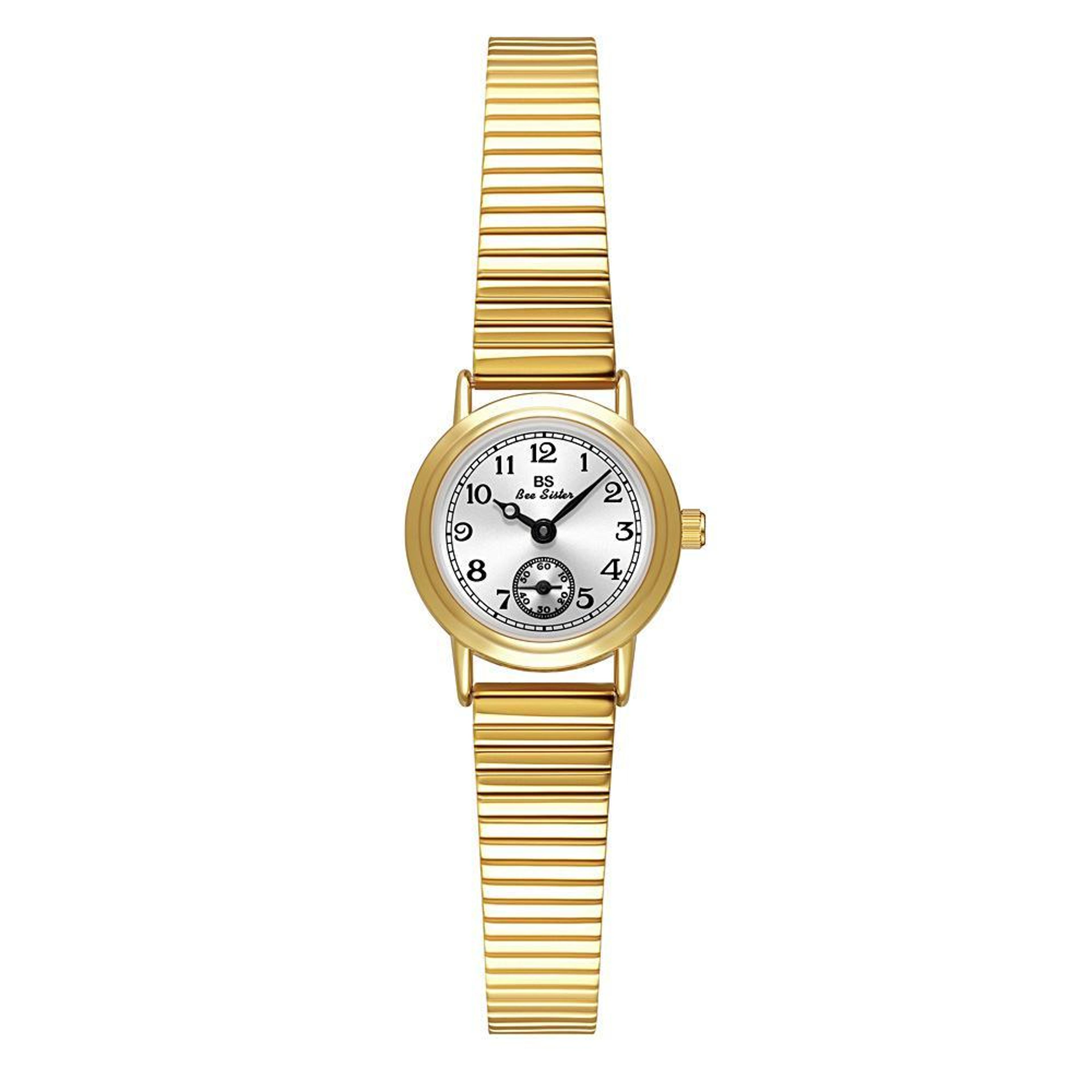 BS Bee Sister Vintage Womens Watch Small Round Quartz Watch With Bamboo Expansion Band 5