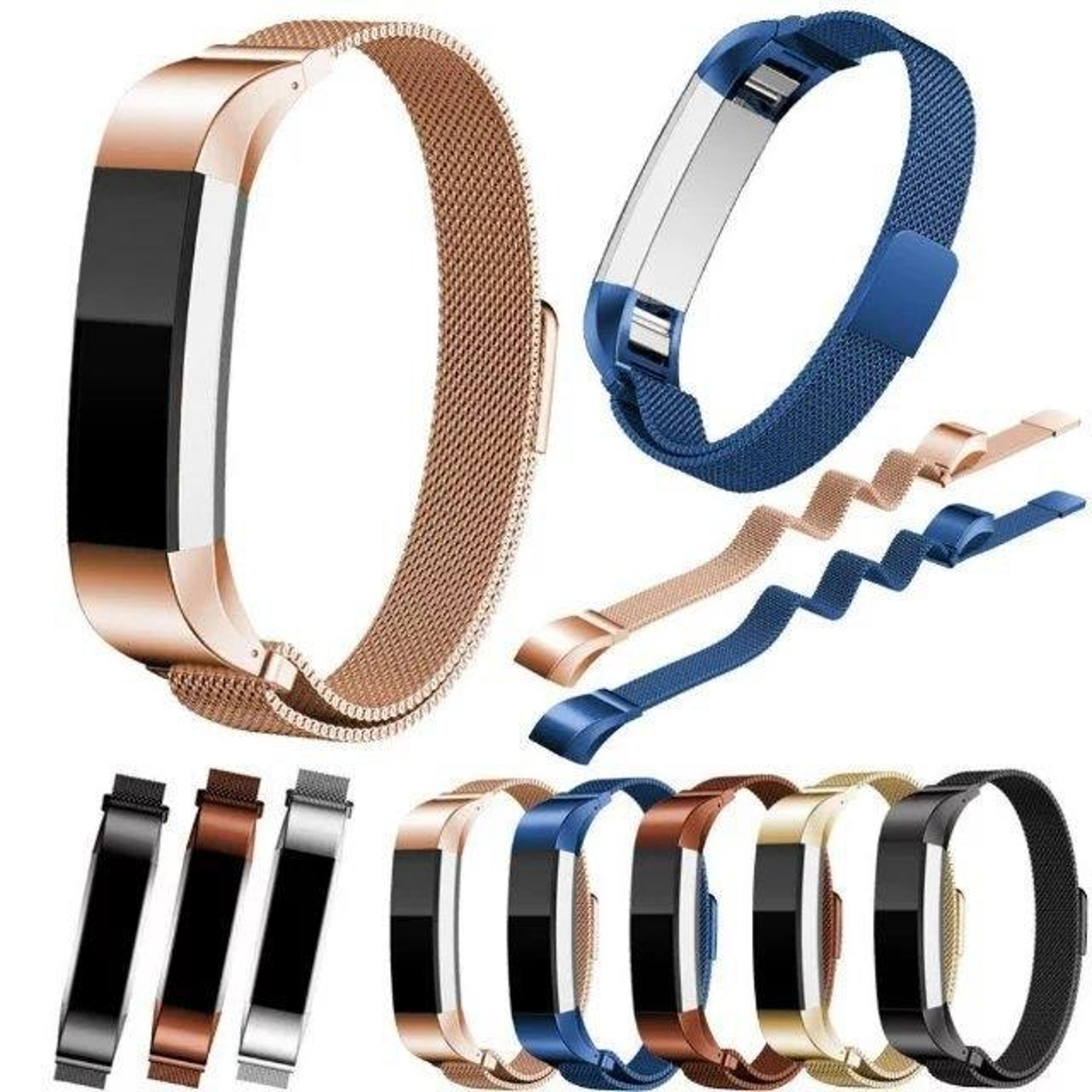 Magnetic Stainless Steel Watch Band For Fitbit Alta Adjustable Fitbit Alta Band Replacement Strap 14