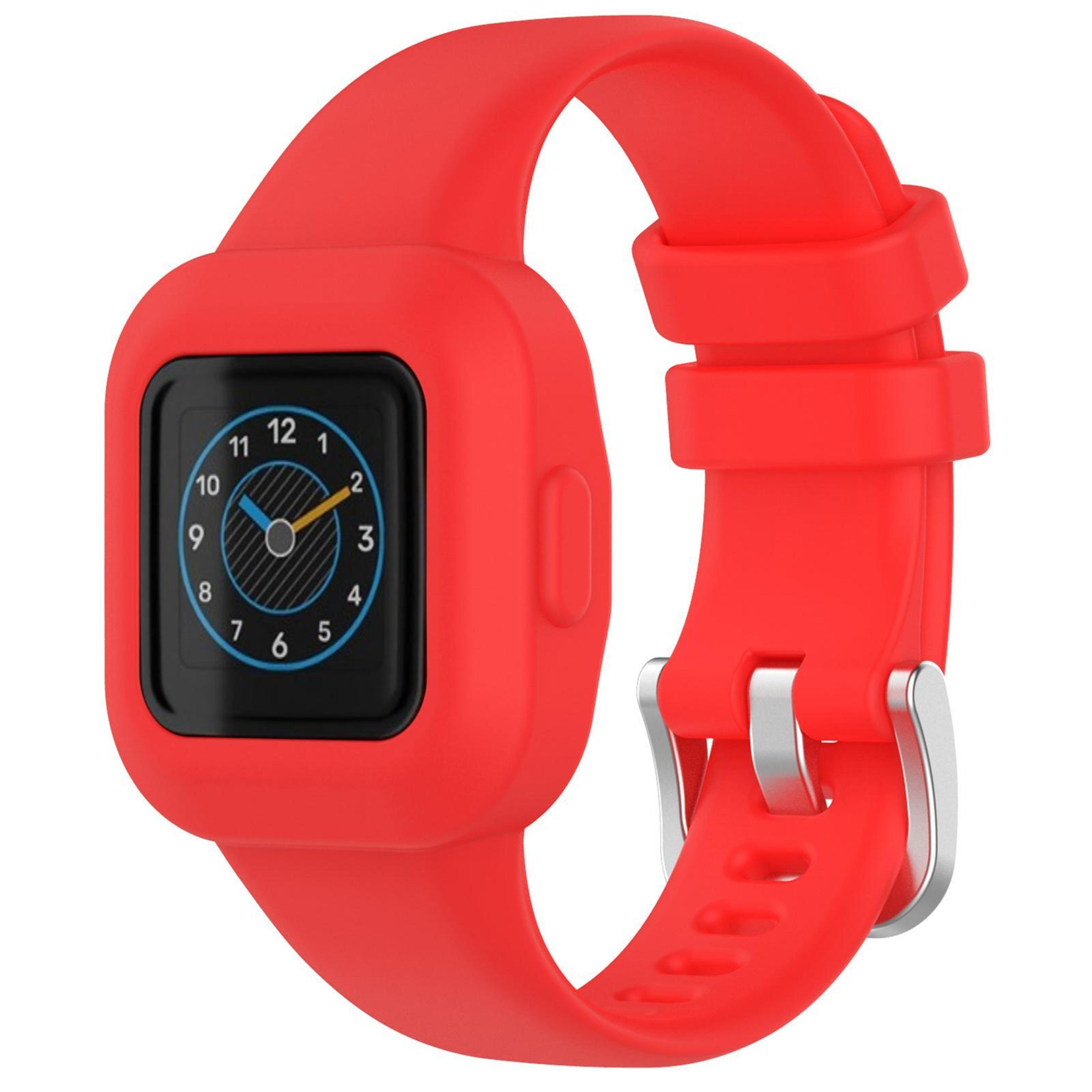 Garmin Vivofit JR 3 Silicone Watch Band Soft Replacement Strap With Silver Steel Buckle 3