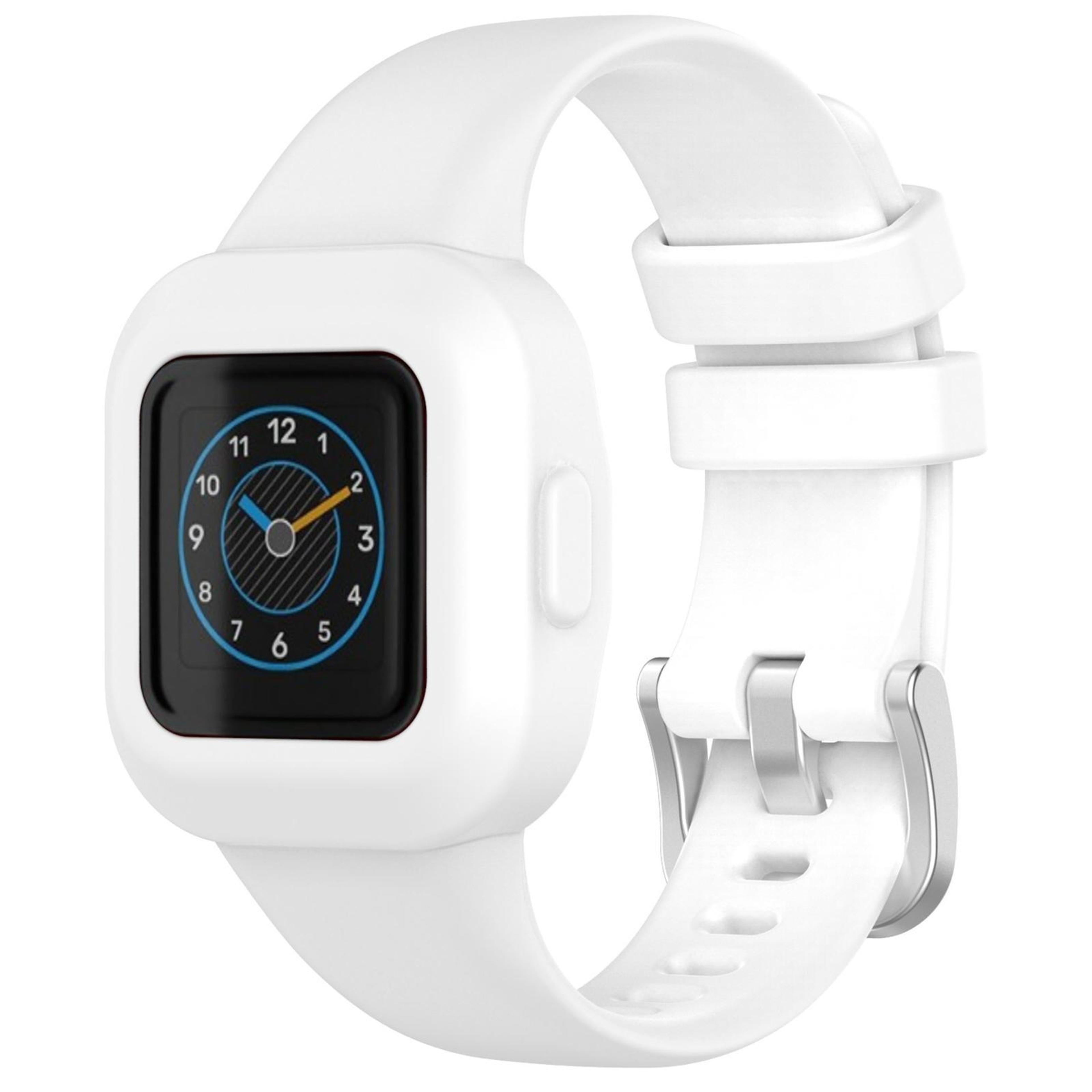 Garmin Vivofit JR 3 Silicone Watch Band Soft Replacement Strap With Silver Steel Buckle 13