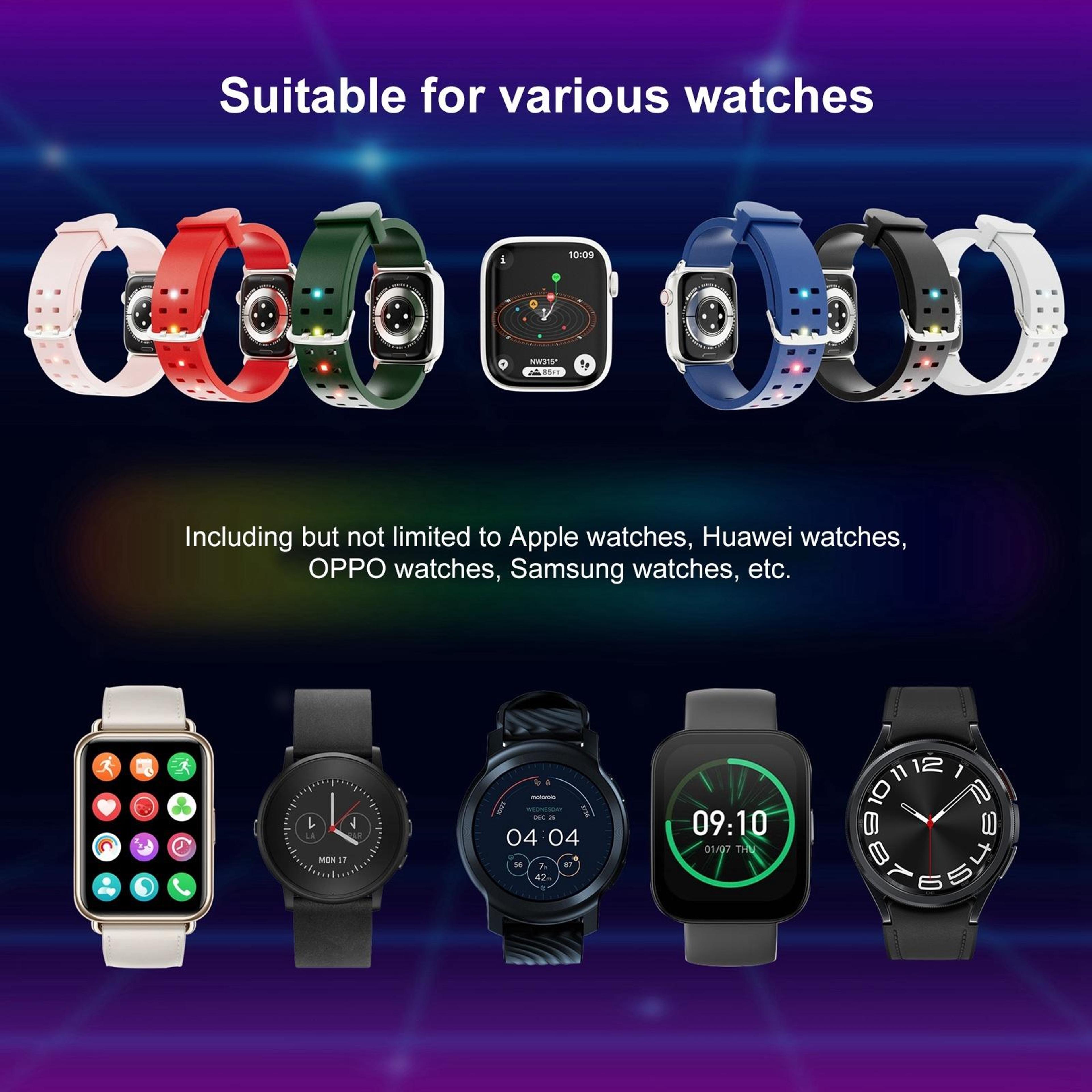 Luminous Silicone Watch Band Glow In The Dark Replacement Sport Strap 9