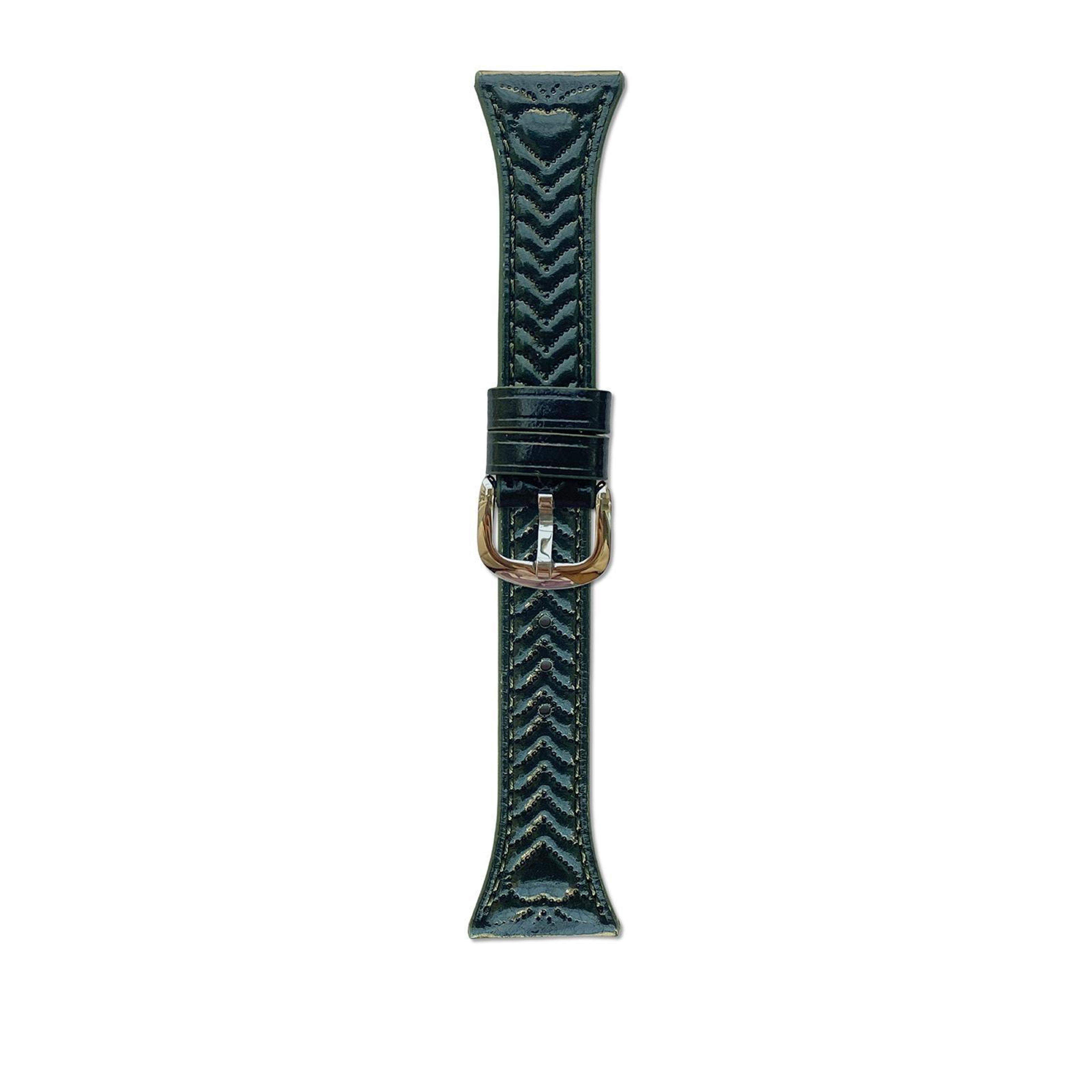 Heart Embossed Samsung Galaxy Watch3 45mm Band 22mm Leather Watch Band Replacement Strap 2