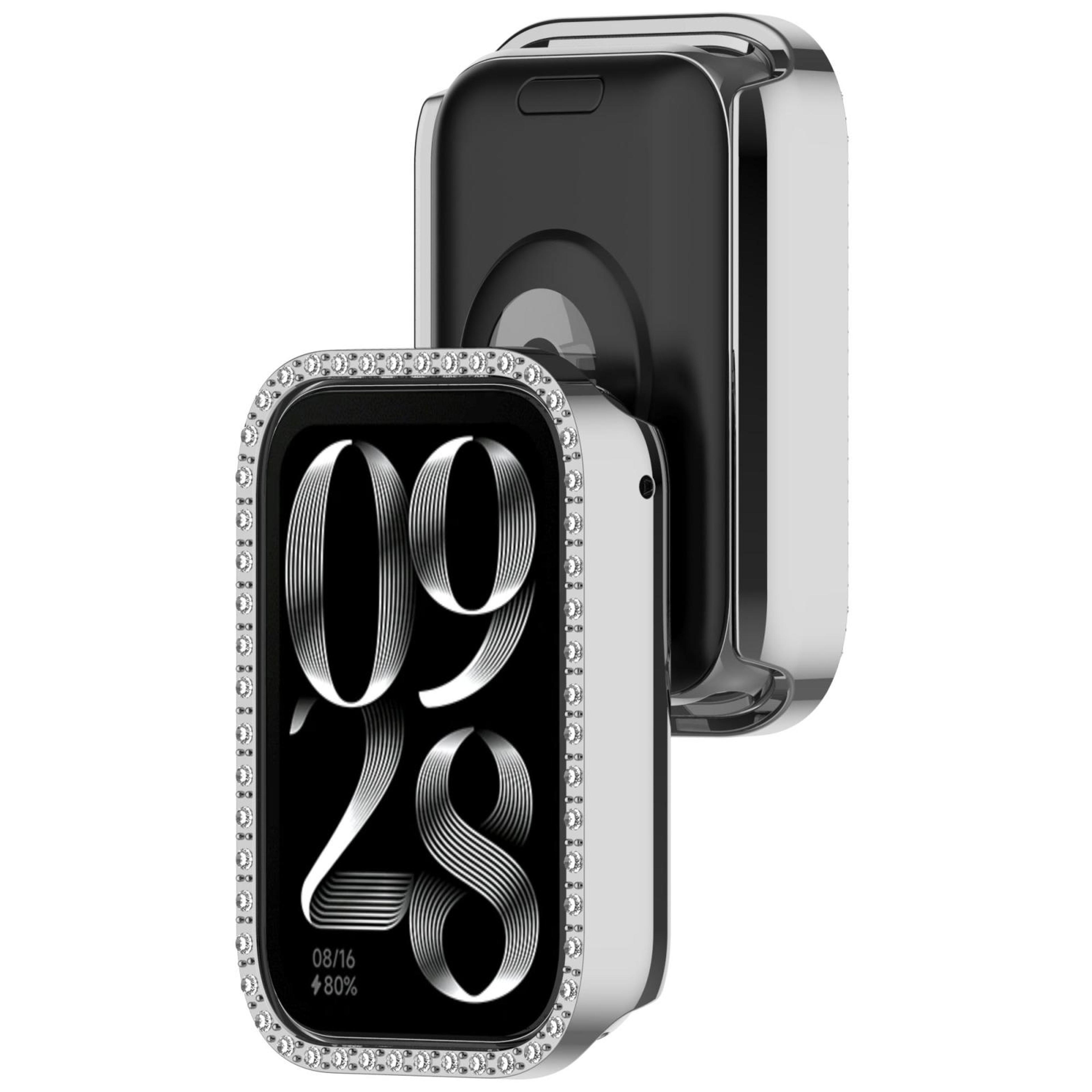 Luxury Diamond Xiaomi Smart Band 9 Pro Case Lightweight PC Watch Protective Cover 4