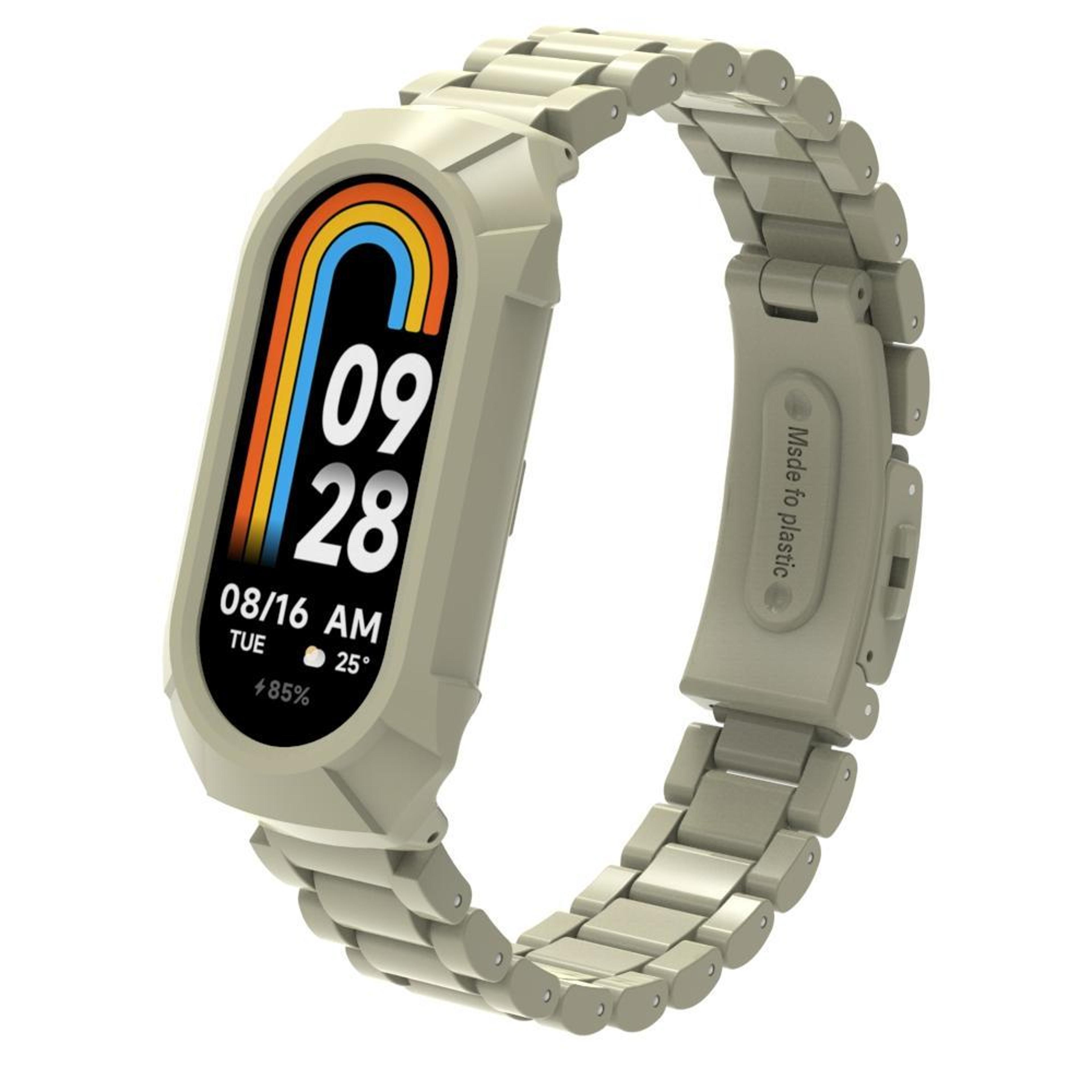 Xiaomi Smart Band 9 8 Replacement Watch Band Integrated Three Bead Watch Strap With Protective Fram 6
