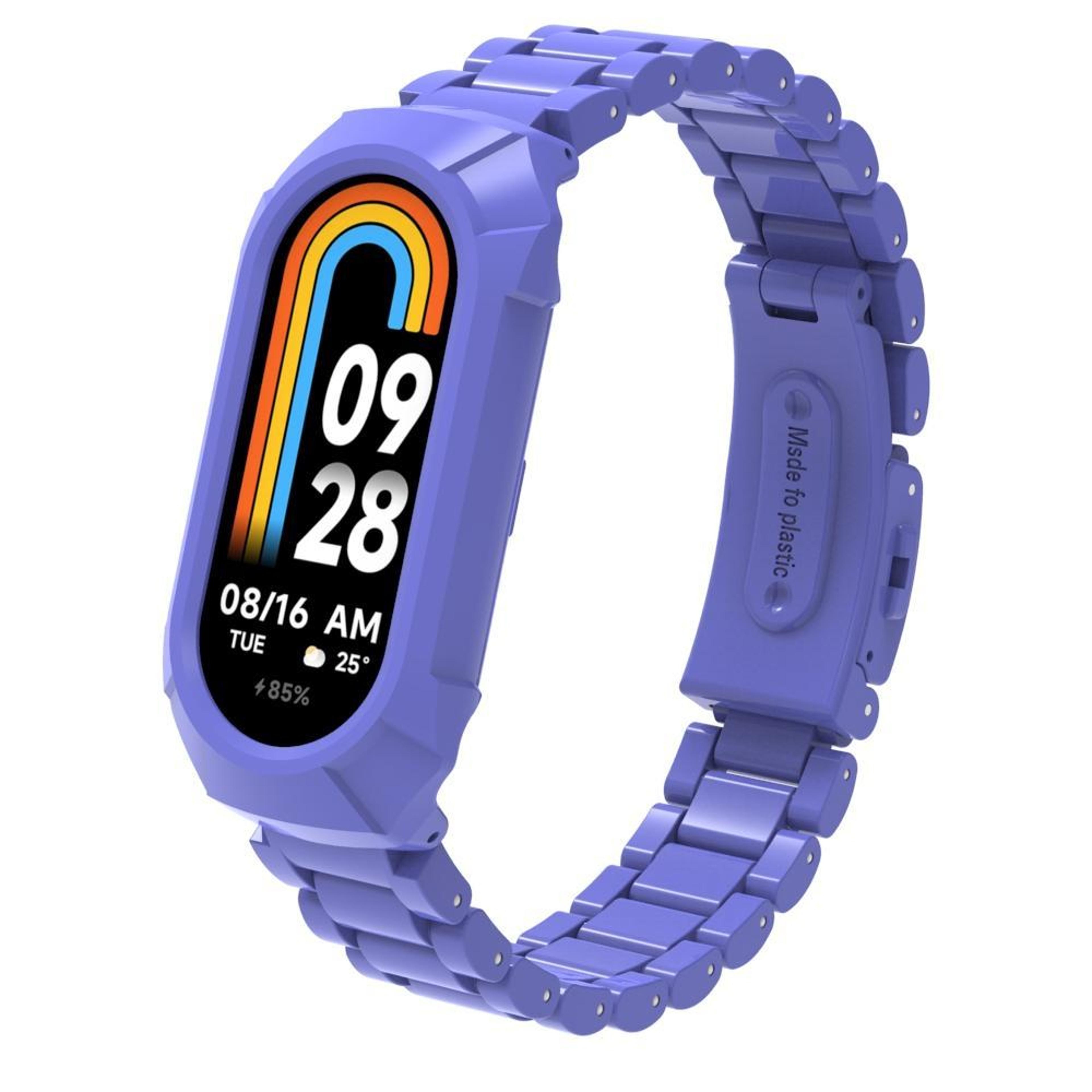 Xiaomi Smart Band 9 8 Replacement Watch Band Integrated Three Bead Watch Strap With Protective Fram 9