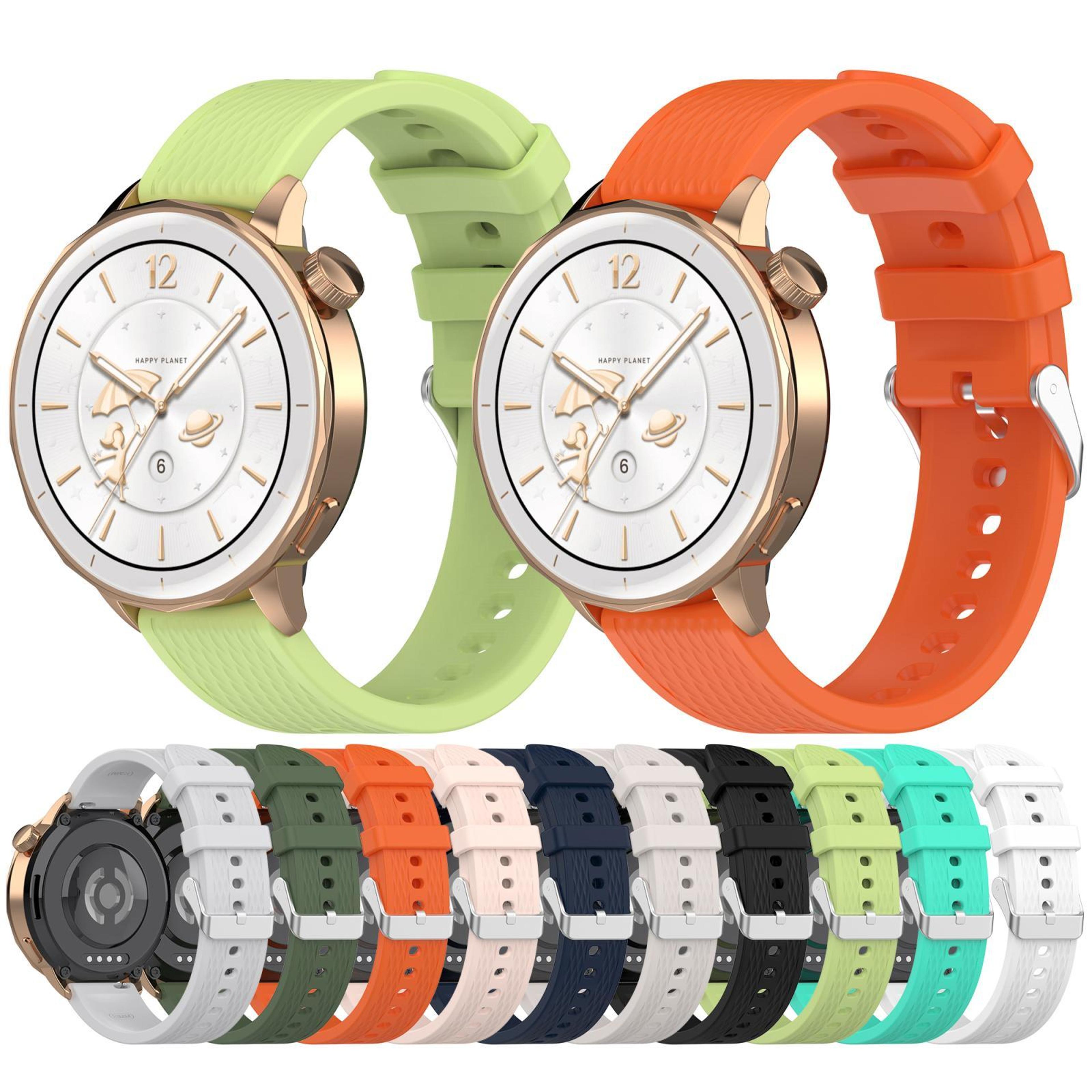 Quick Release Watch Band Soft Silicone Watch Strap With Rhombus Texture 7