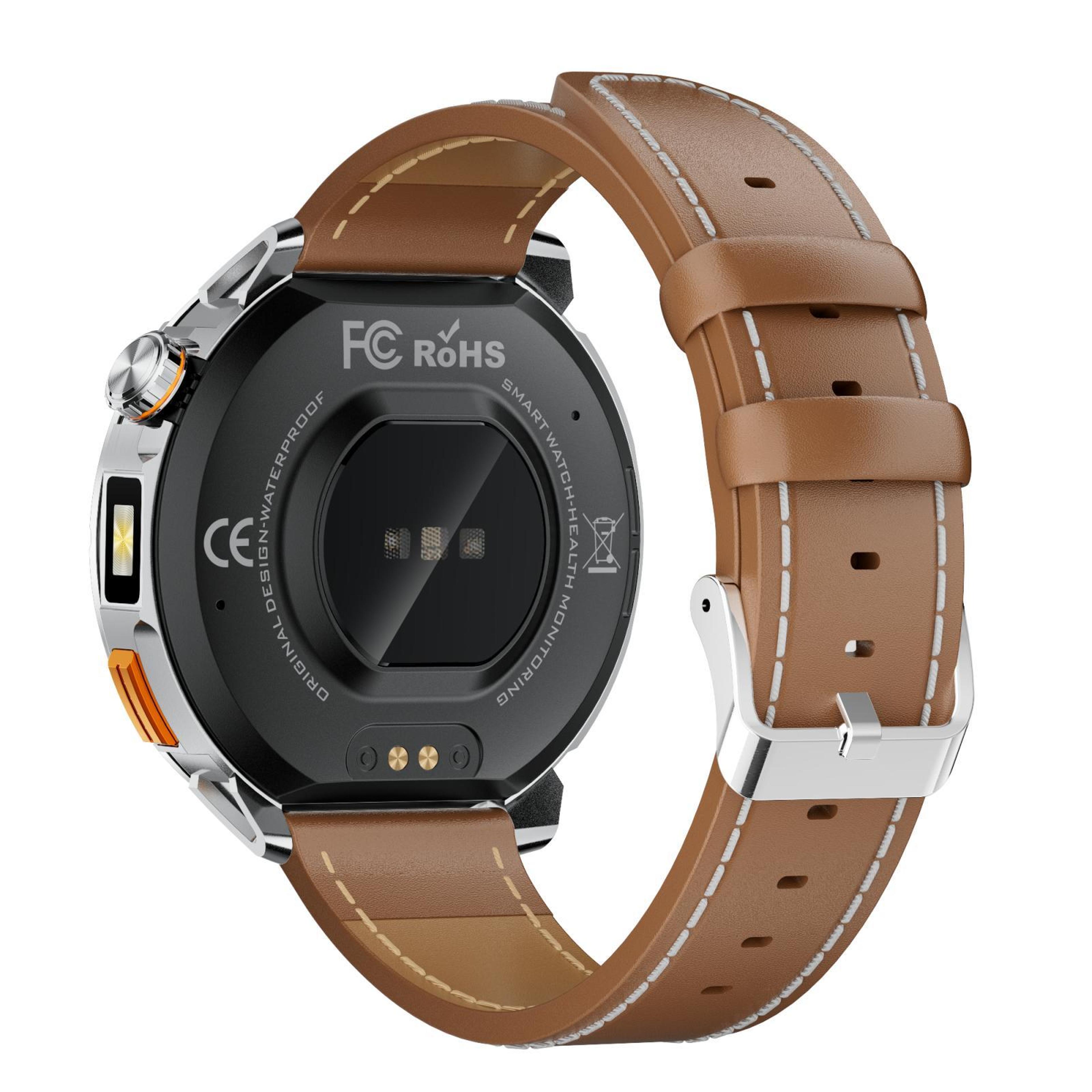 MT68 Outdoor Smart Watch With 17 Inch IPS Display 1000mAh Battery Bluetooth Calling Flashlight 2