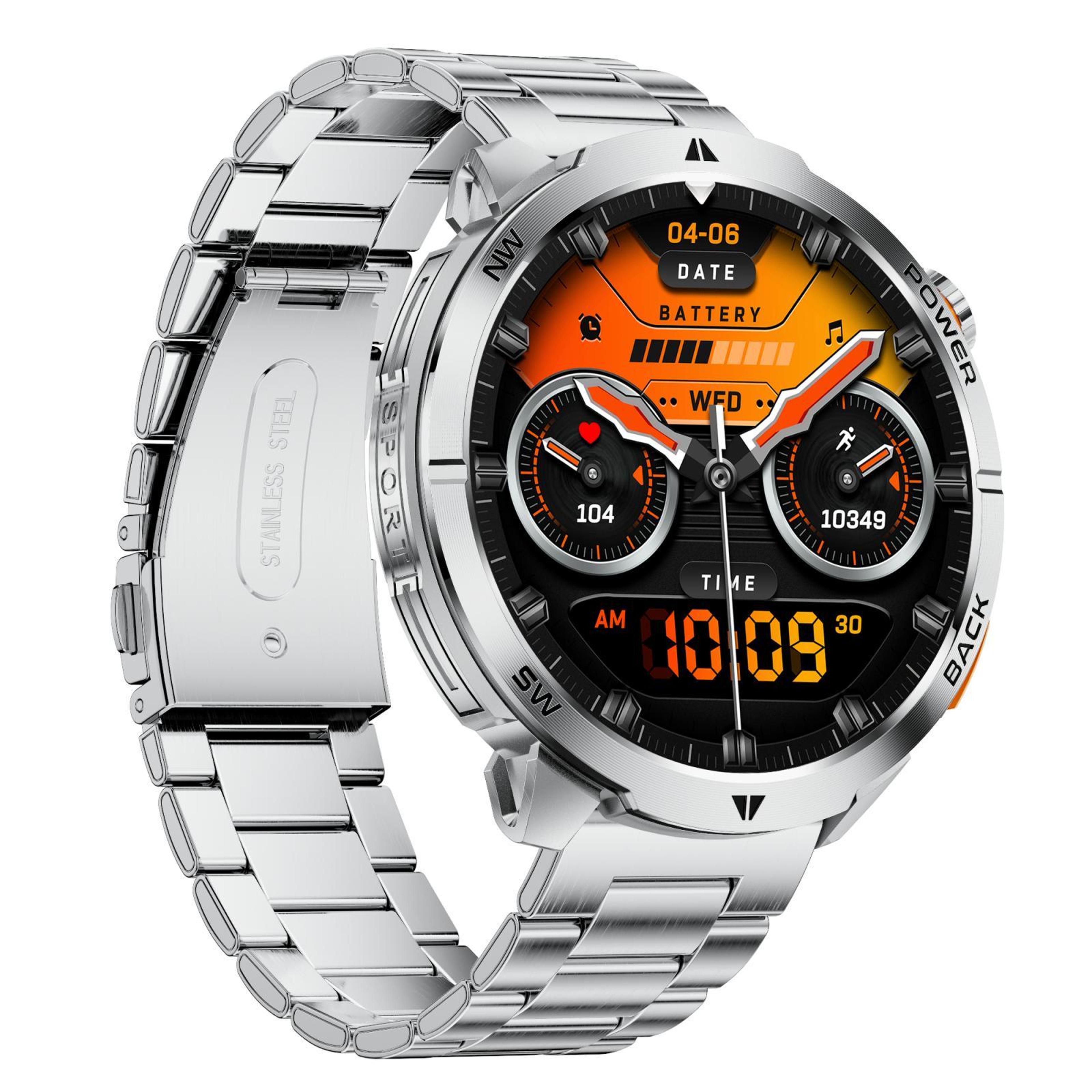 MT68 Outdoor Smart Watch With 17 Inch IPS Display 1000mAh Battery Bluetooth Calling Flashlight 7