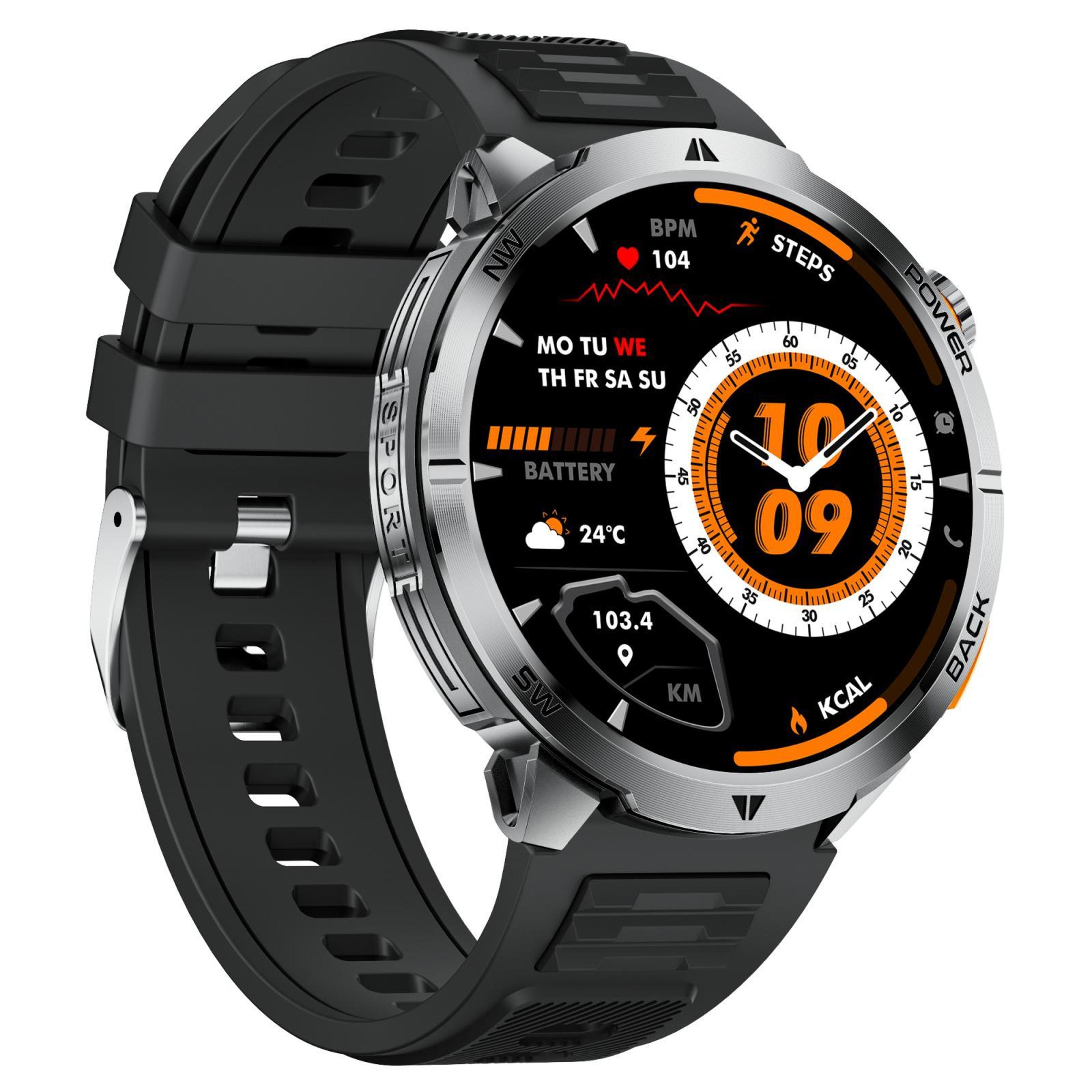 MT68 Outdoor Smart Watch With 17 Inch IPS Display 1000mAh Battery Bluetooth Calling Flashlight 6
