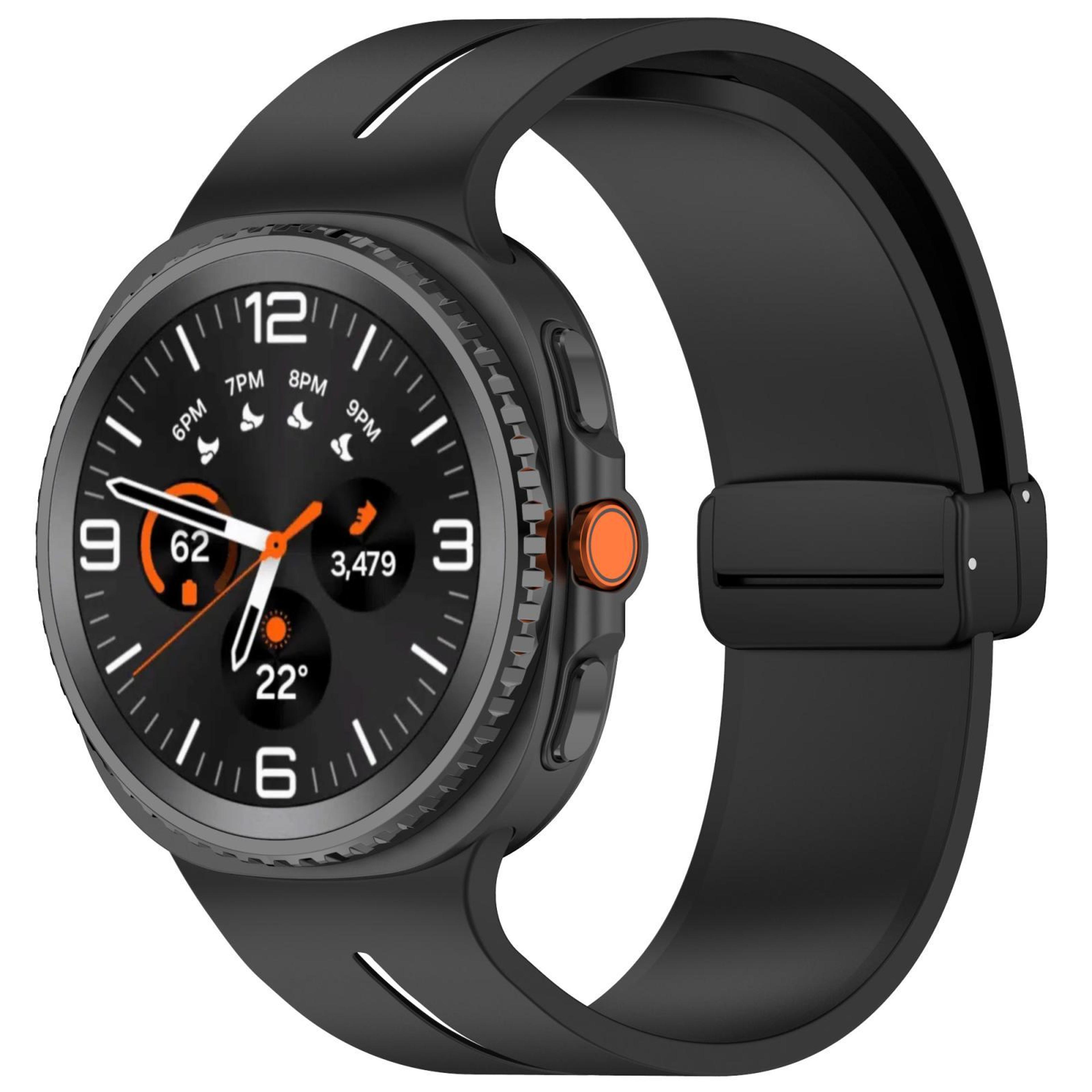 Samsung Galaxy Watch8 Classic Magnetic Silicone Watch Band Adjustable Soft Replacement Strap 12