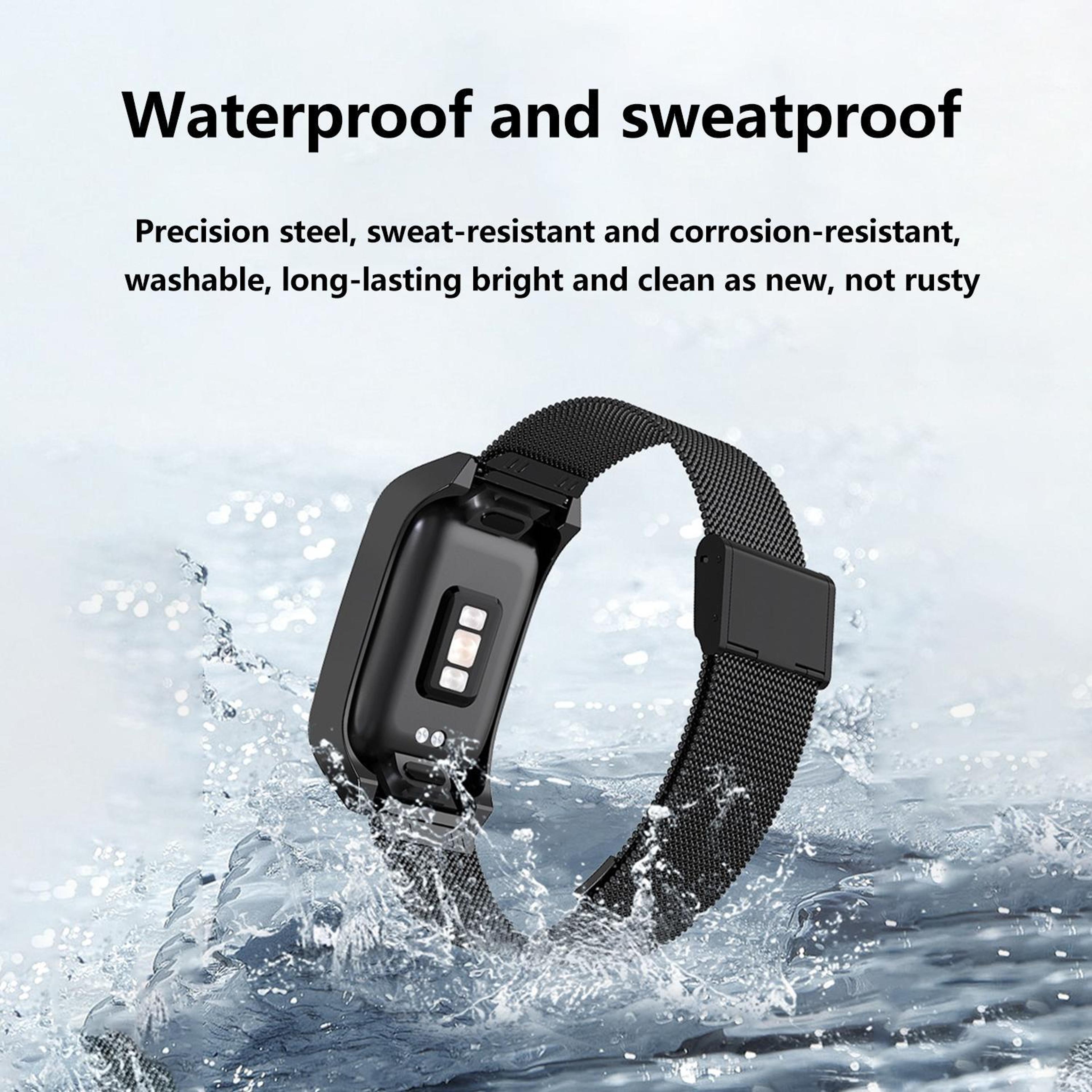 Xiaomi Mi Band 7 Pro Milanese Watch Band Stainless Steel Frame Magnetic Metal Strap 6