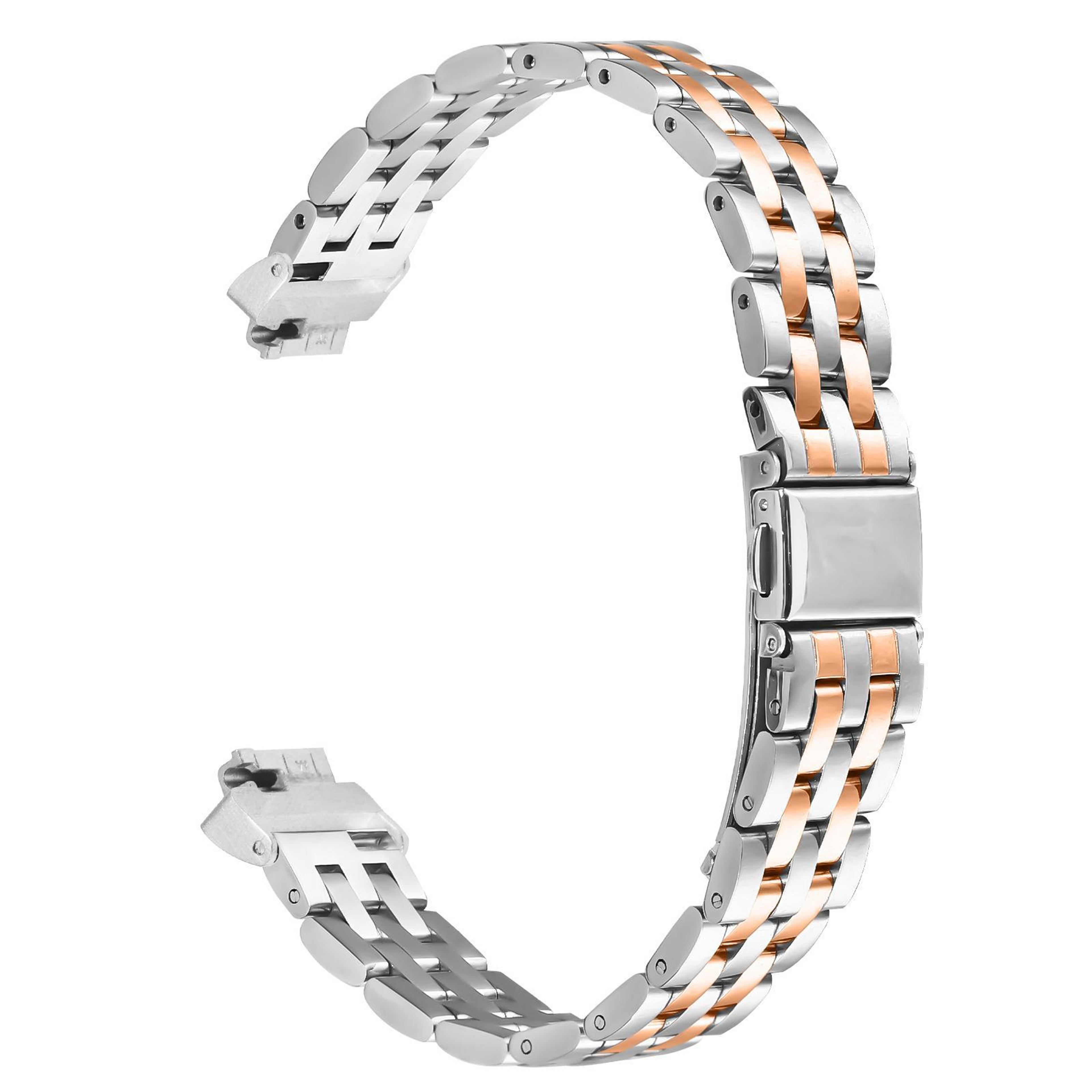 Fitbit Inspire 2 Band Stainless Steel Five Bead Metal Watch Band For Fitbit Inspire 1 Inspire 2 4
