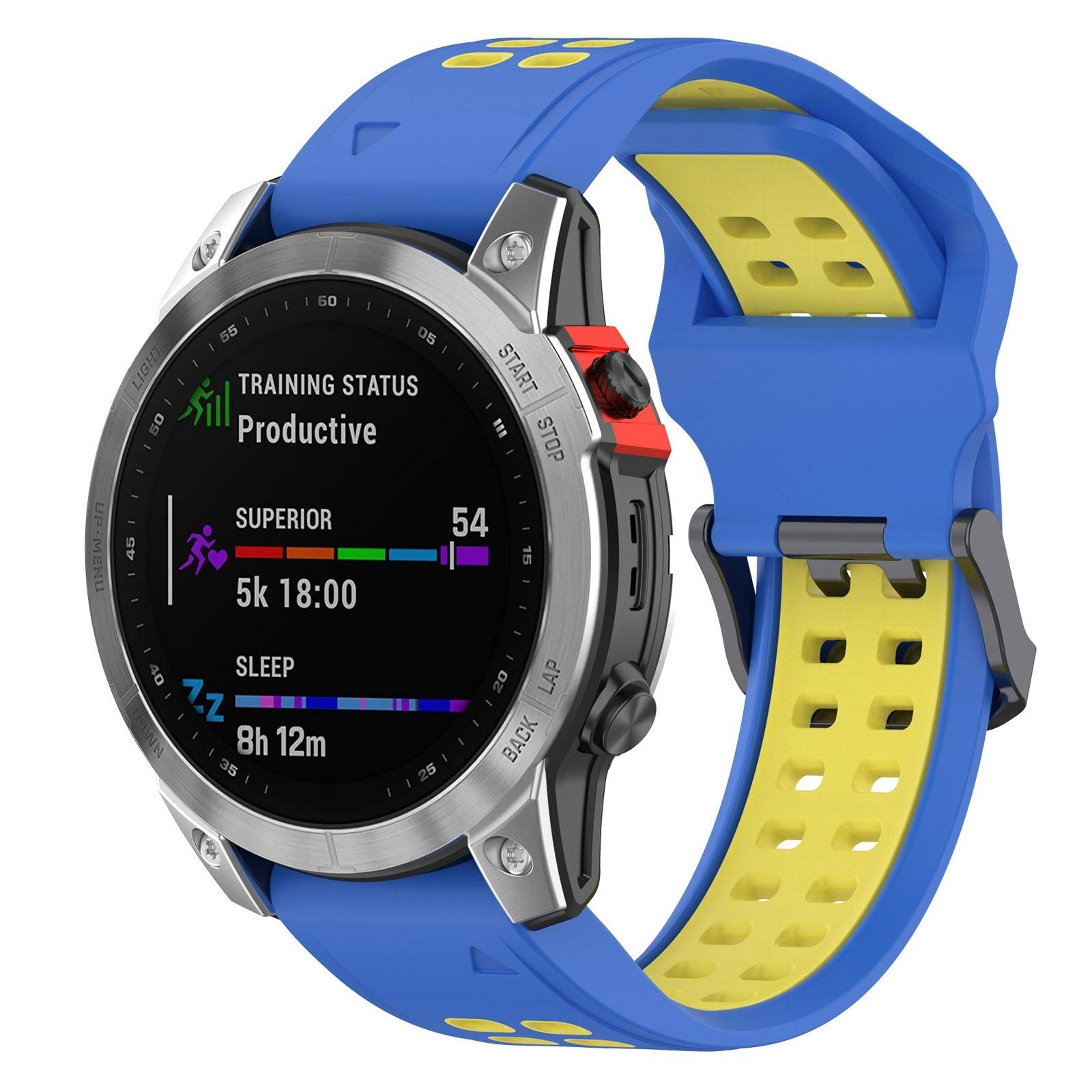 Amazfit Falcon 22mm Silicone Watch Band Two Color Sports Watch Strap With Quick Release 12