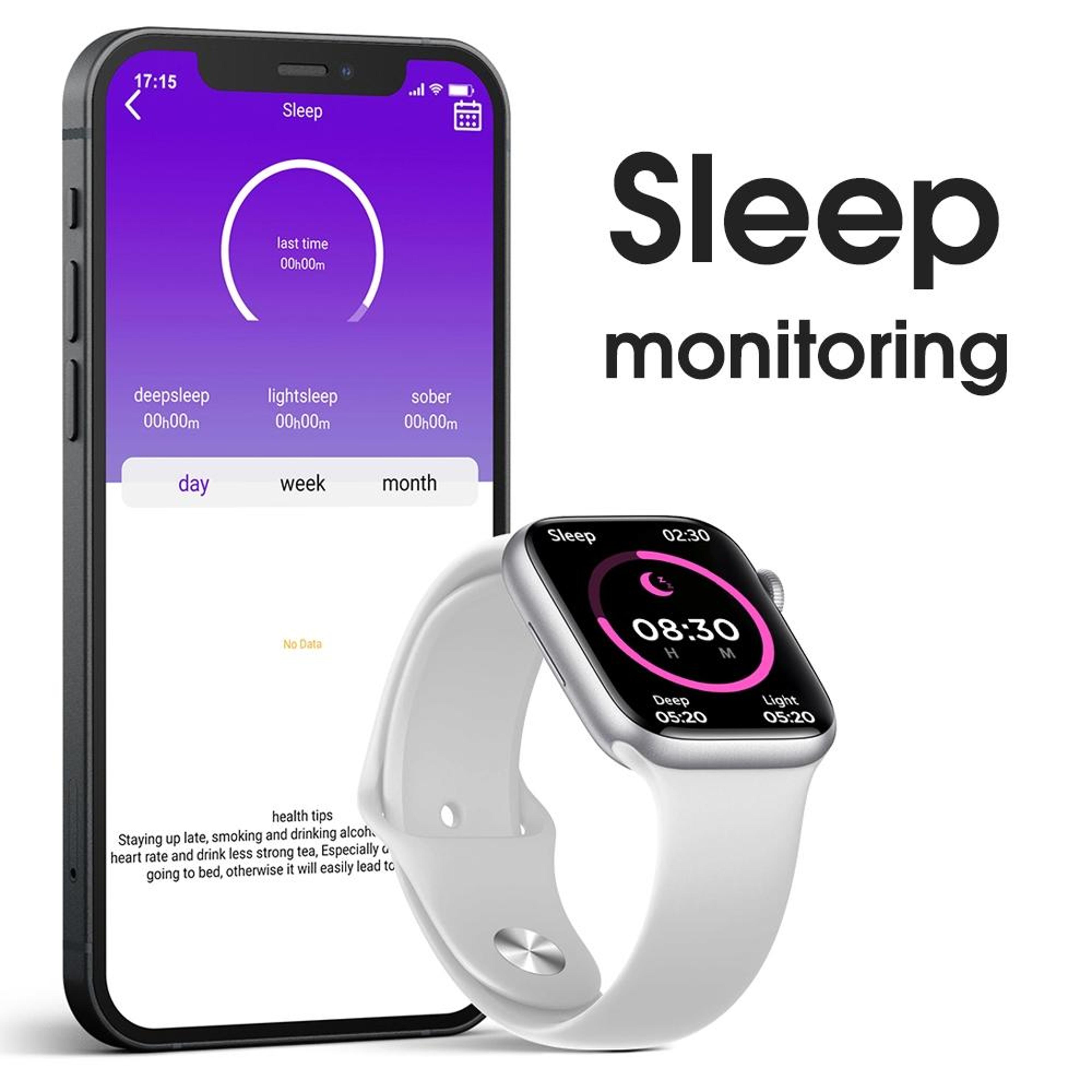 W38 19 Inch Smart Watch With Bluetooth Calling IP68 Waterproof Fitness Tracker Heart Rate Monitor 7