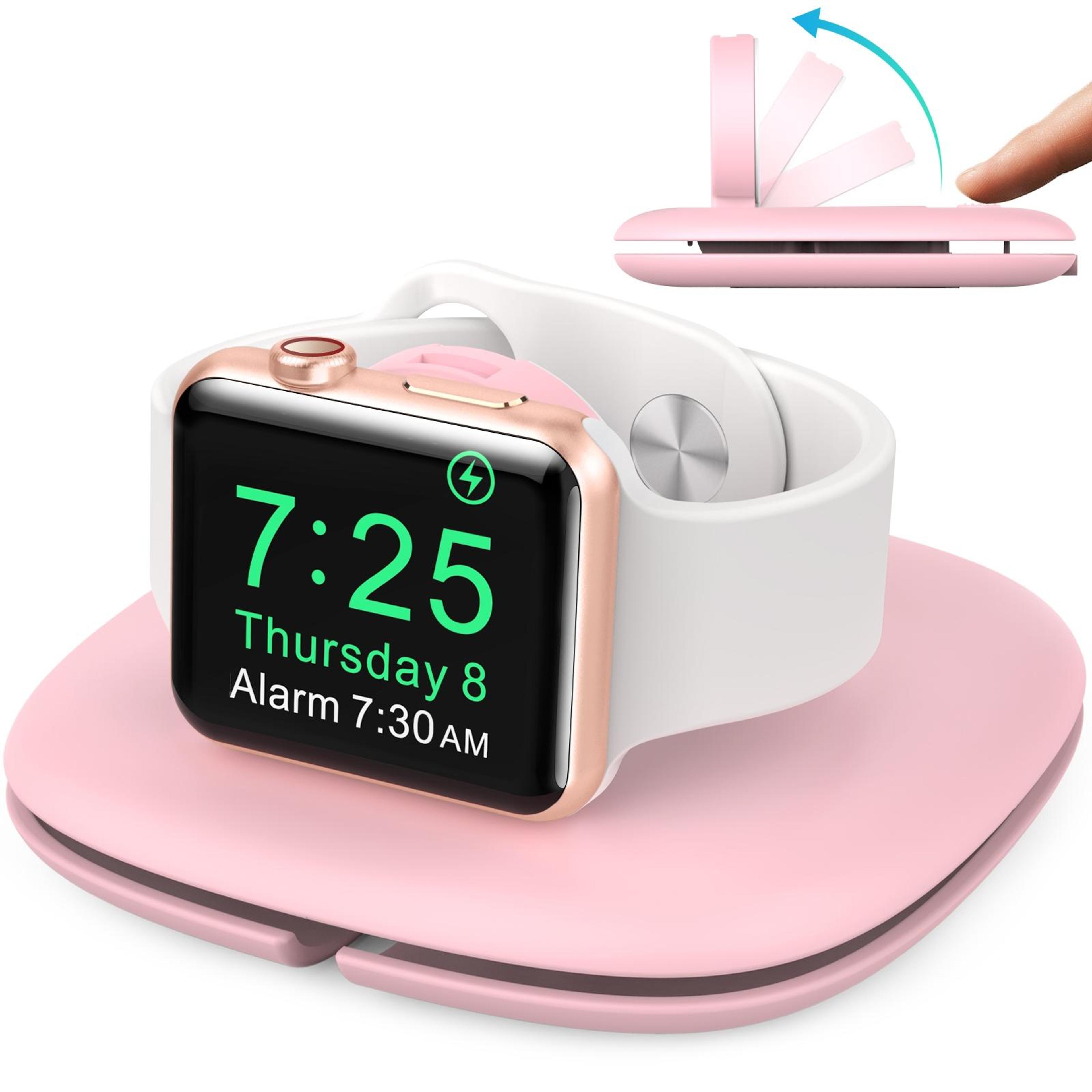 AhaStyle PT126 Apple Watch Charging Stand Foldable Apple Watch Holder Portable Storage Dock 7