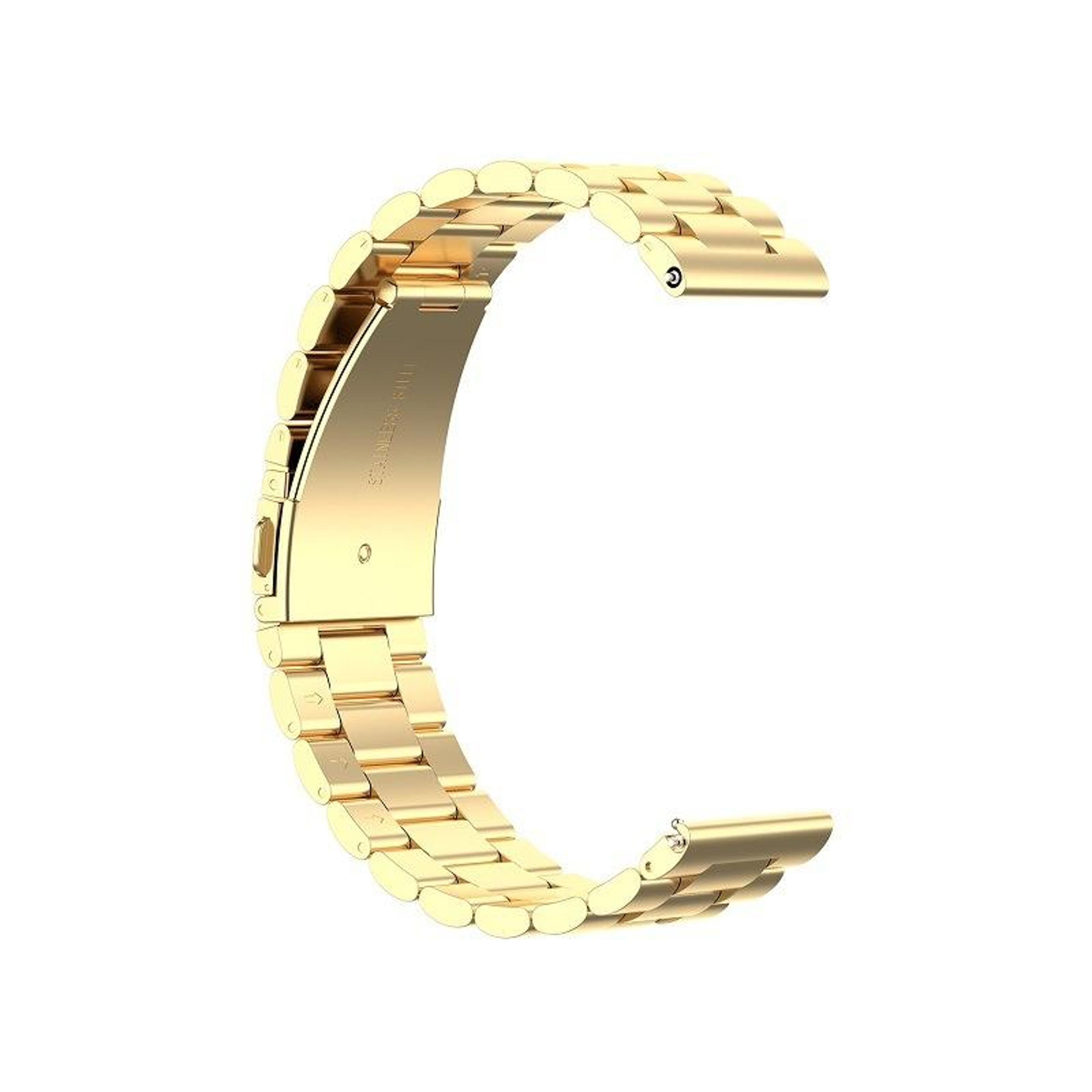 Galaxy Watch 46mm Stainless Steel Watch Band Three Bead Metal Watch Strap 3